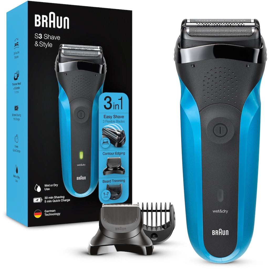 Braun Elektrorasierer »Series 3 Shave and Style 310BT«