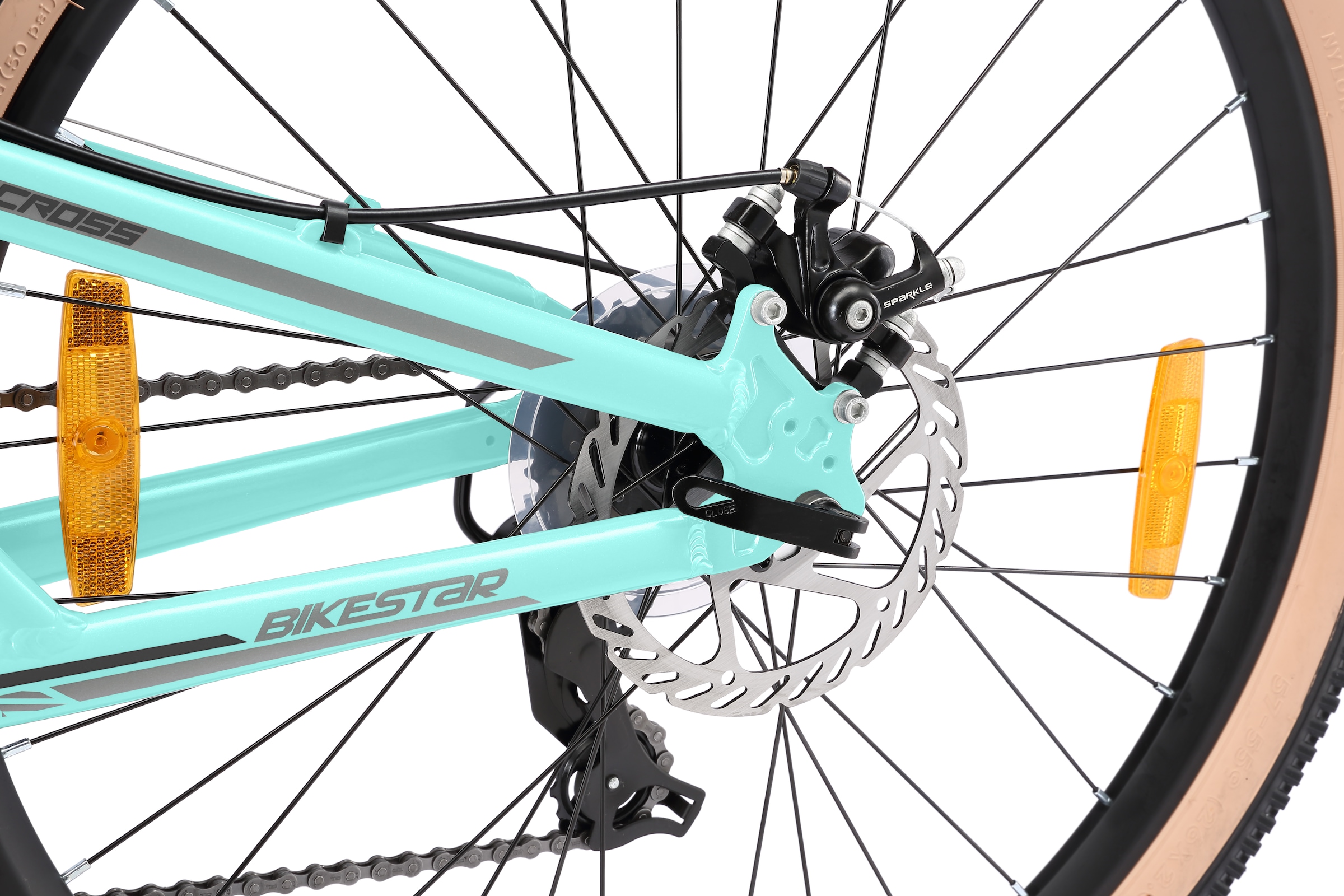 Bikestar Mountainbike 21 Gang Shimano RD-TY300 Schaltwerk Kettenschaltung für Damen und Herren, Kettenschaltung