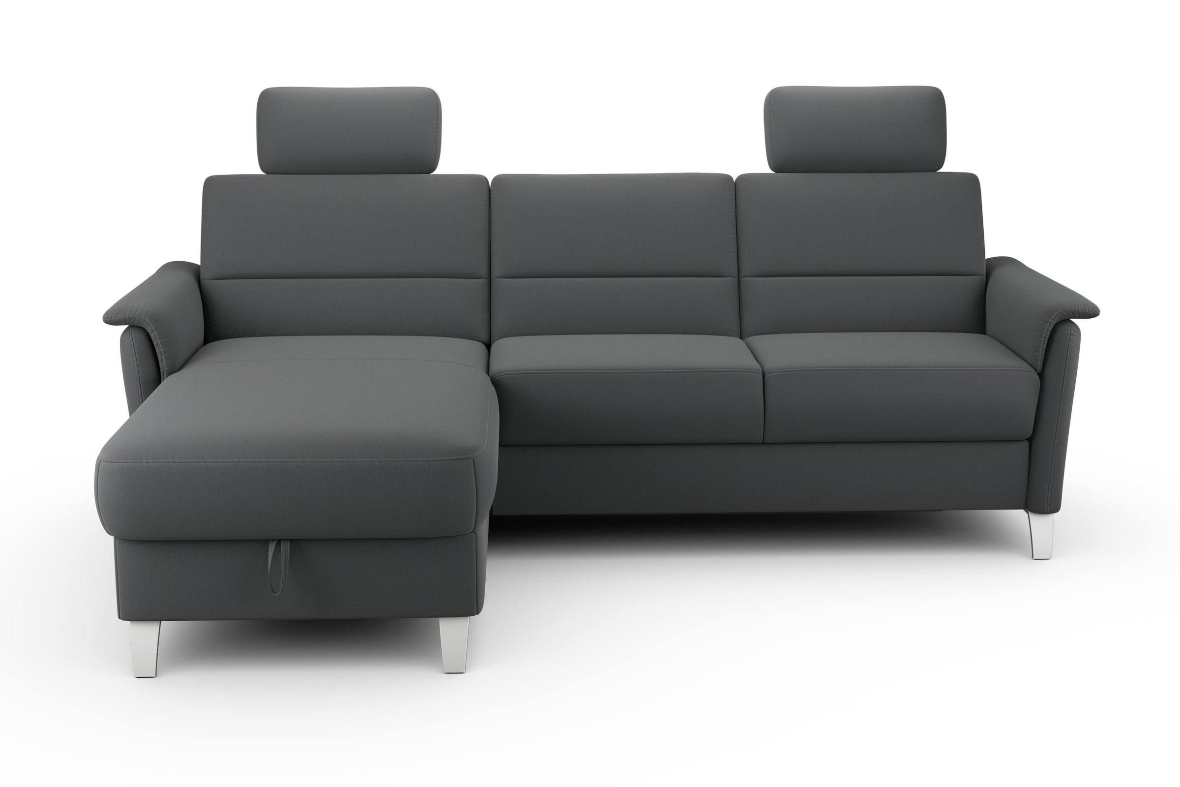 sit&more Ecksofa »Palmera L-Form, B: 244 cm« optional Bettfunktion & Bettka günstig online kaufen