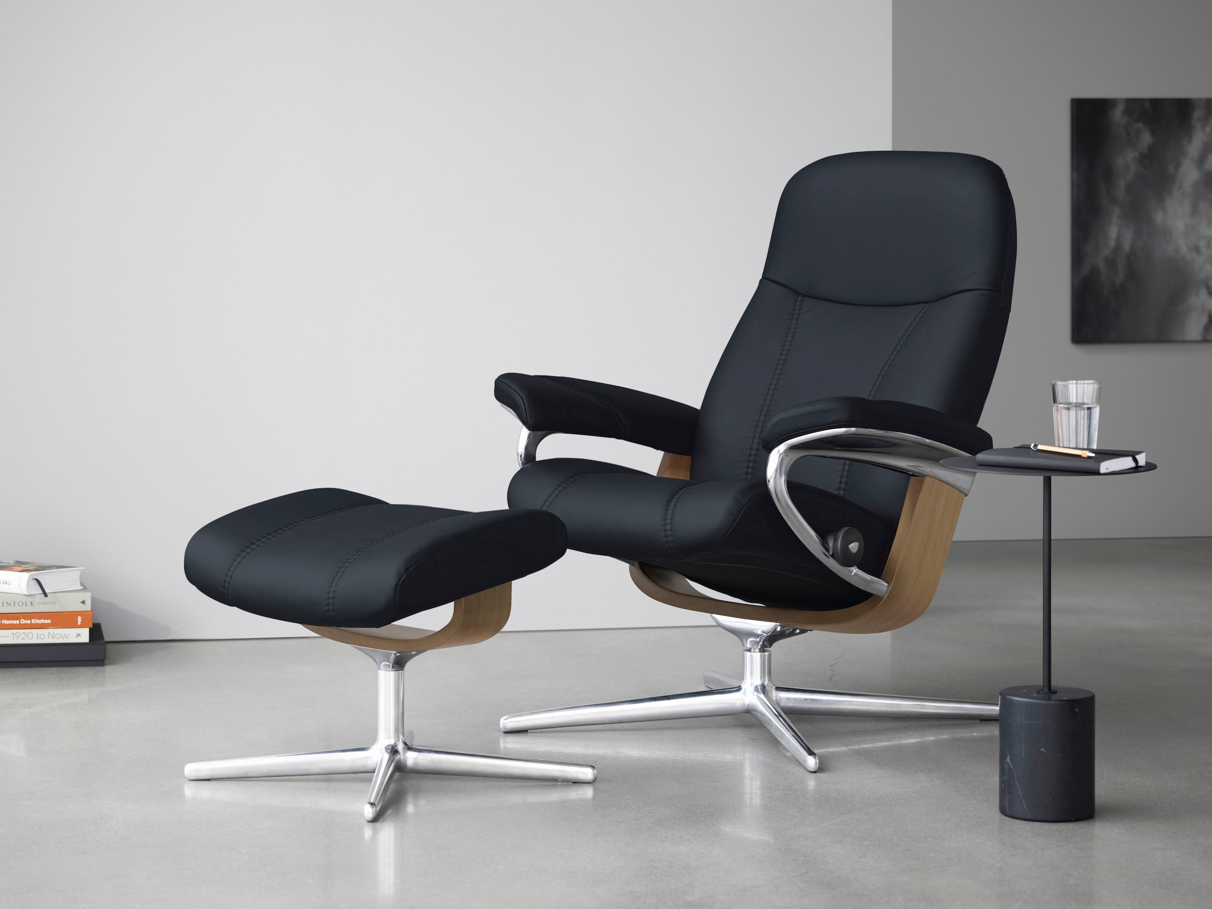 Stressless® Relaxsessel »Consul« Set, Relaxsessel mit Hocker, mit Hocker, m günstig online kaufen