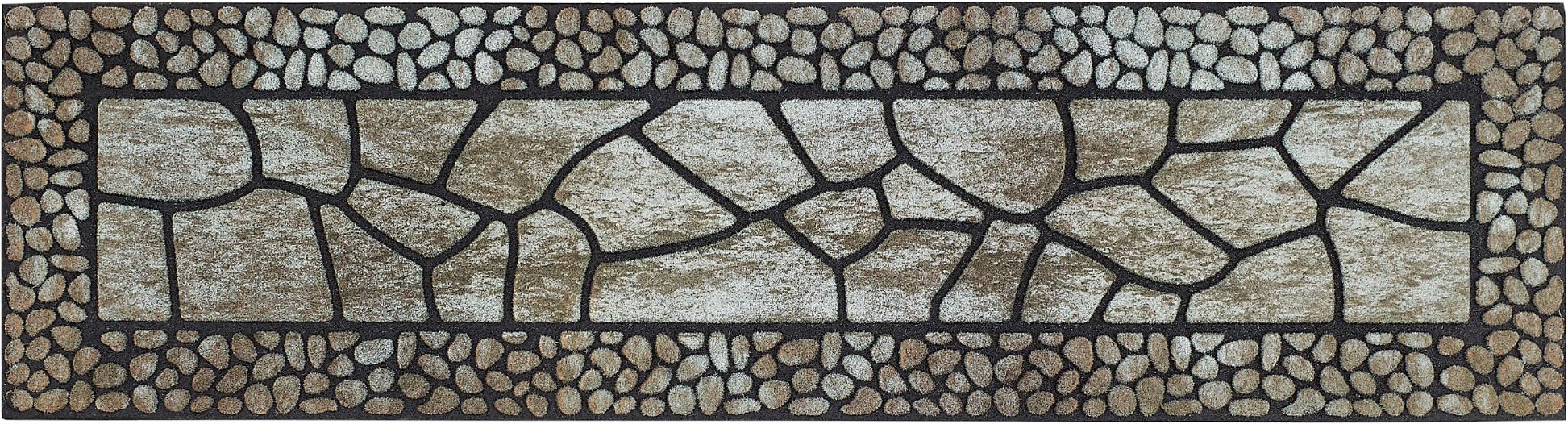 Andiamo Stufenmatte »Outdoor, 2er Set« rechteckig 6 mm Höhe Outdoor-Stufenmatten, Stein Motiv, Gartenbereich, Außenbereich