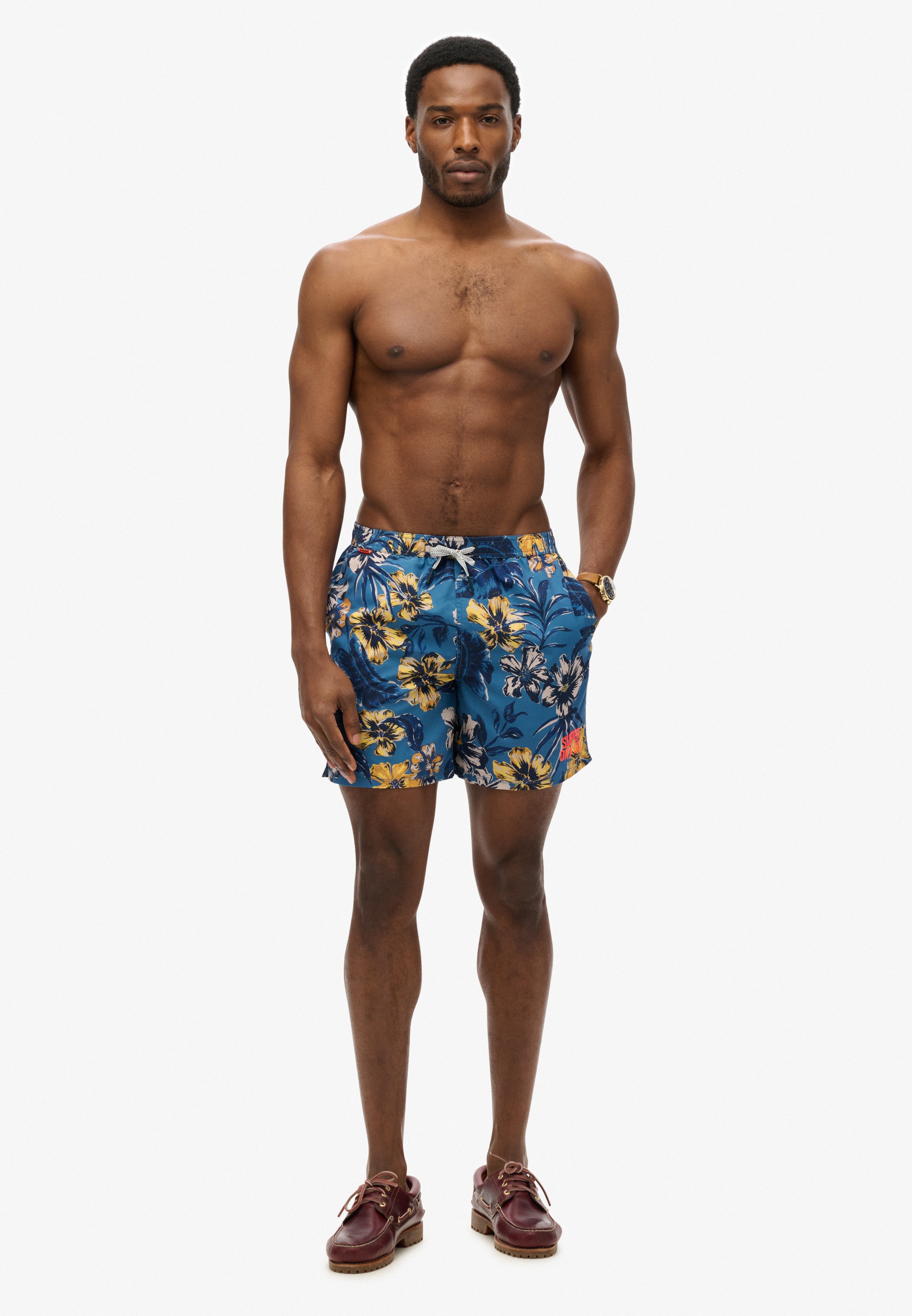 Superdry Badeshorts »HAWAIIAN PRINT 17 SWIM SHORT«