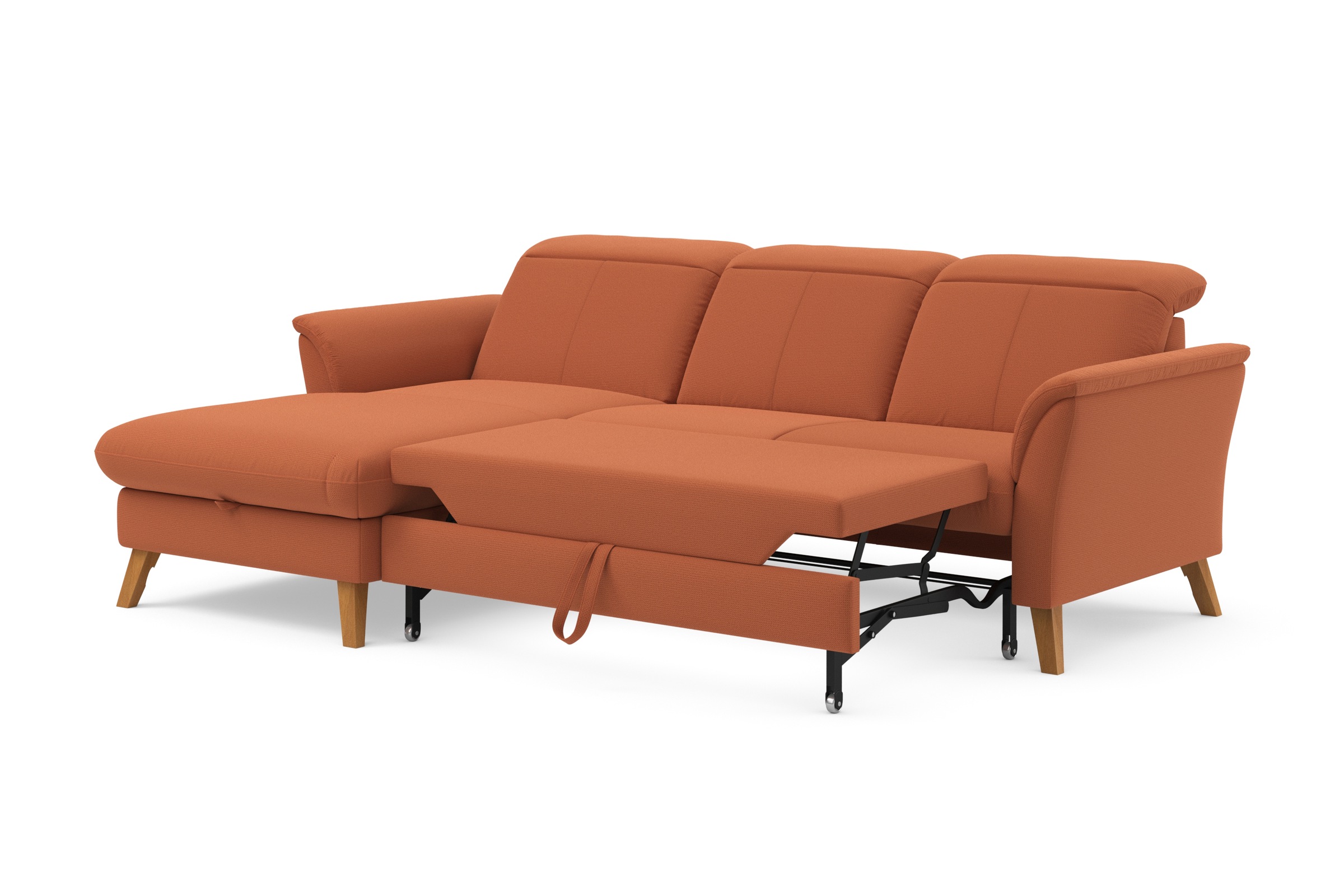 sit&more Ecksofa »Romero L-Form«, wahlweise mit oder ohne Relax-Funktion, Bettfunktion, Bettkasten
