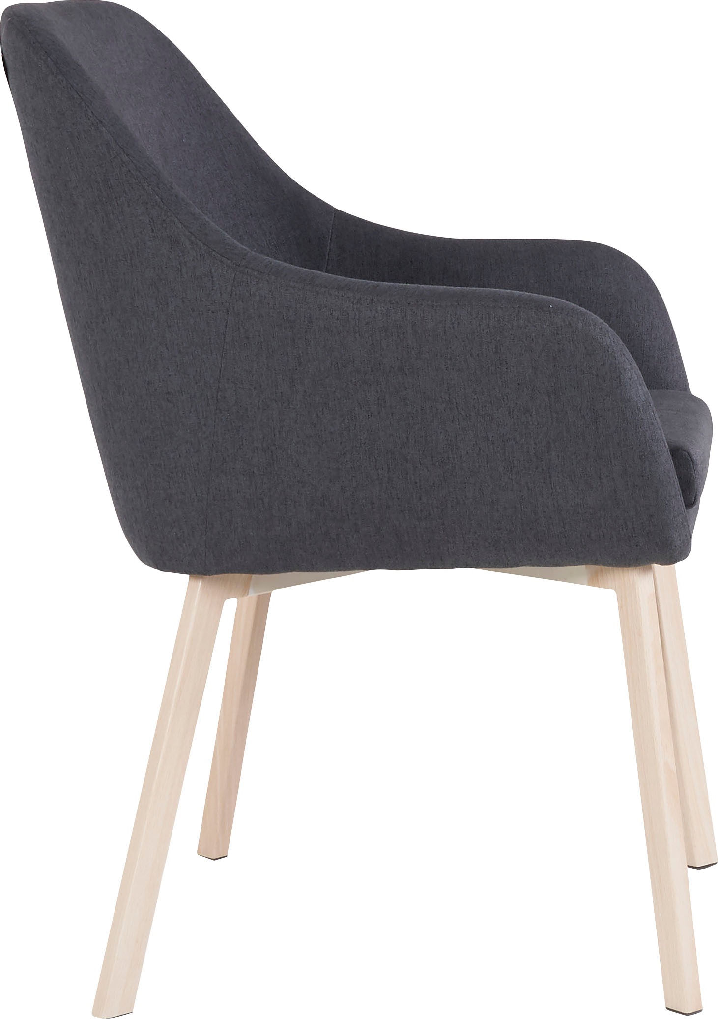 Homexperts Esszimmerstuhl »Sava«, (Set), 2 St., Webstoff, Schalenstuhl, Sitzhöhe 47 cm
