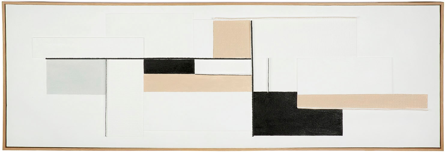 GILDE Leinwandbild »Bild rechteckig Tunis weiß H. 51,8 cm« 1 Stk. tlg.