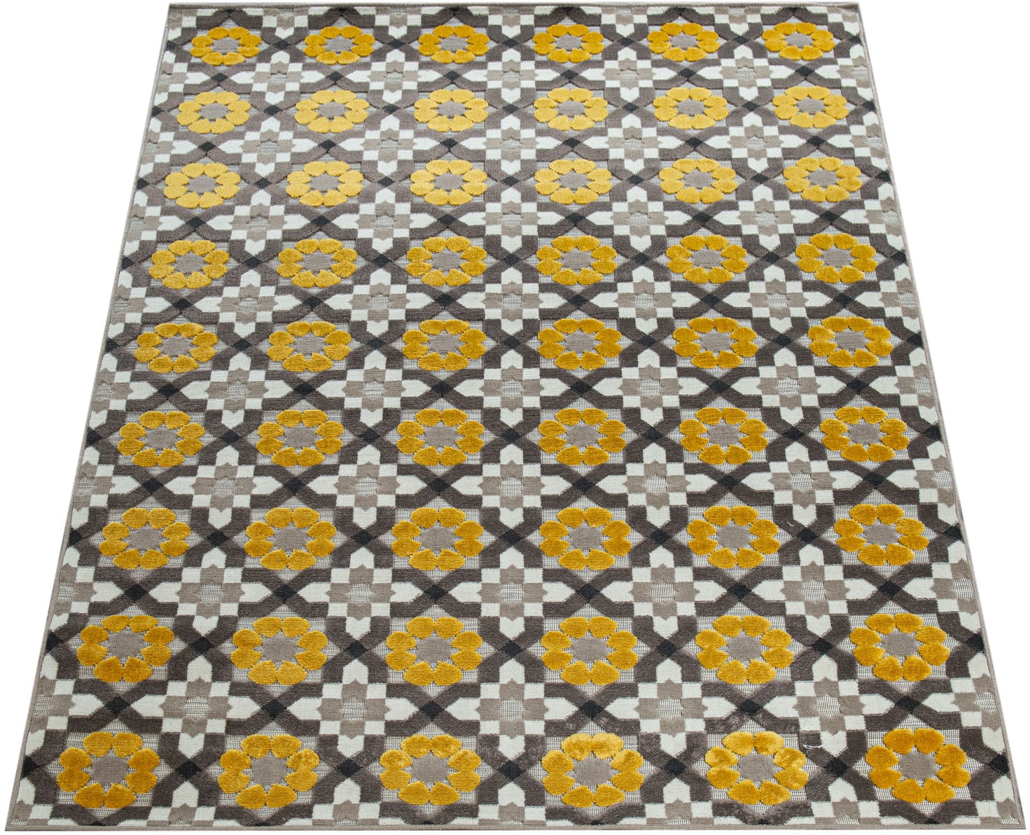 Paco Home Teppich »Charleroi 492«, rechteckig, 3D-Design, Motiv Blüten, In-  und Outdoor geeignet auf Raten kaufen