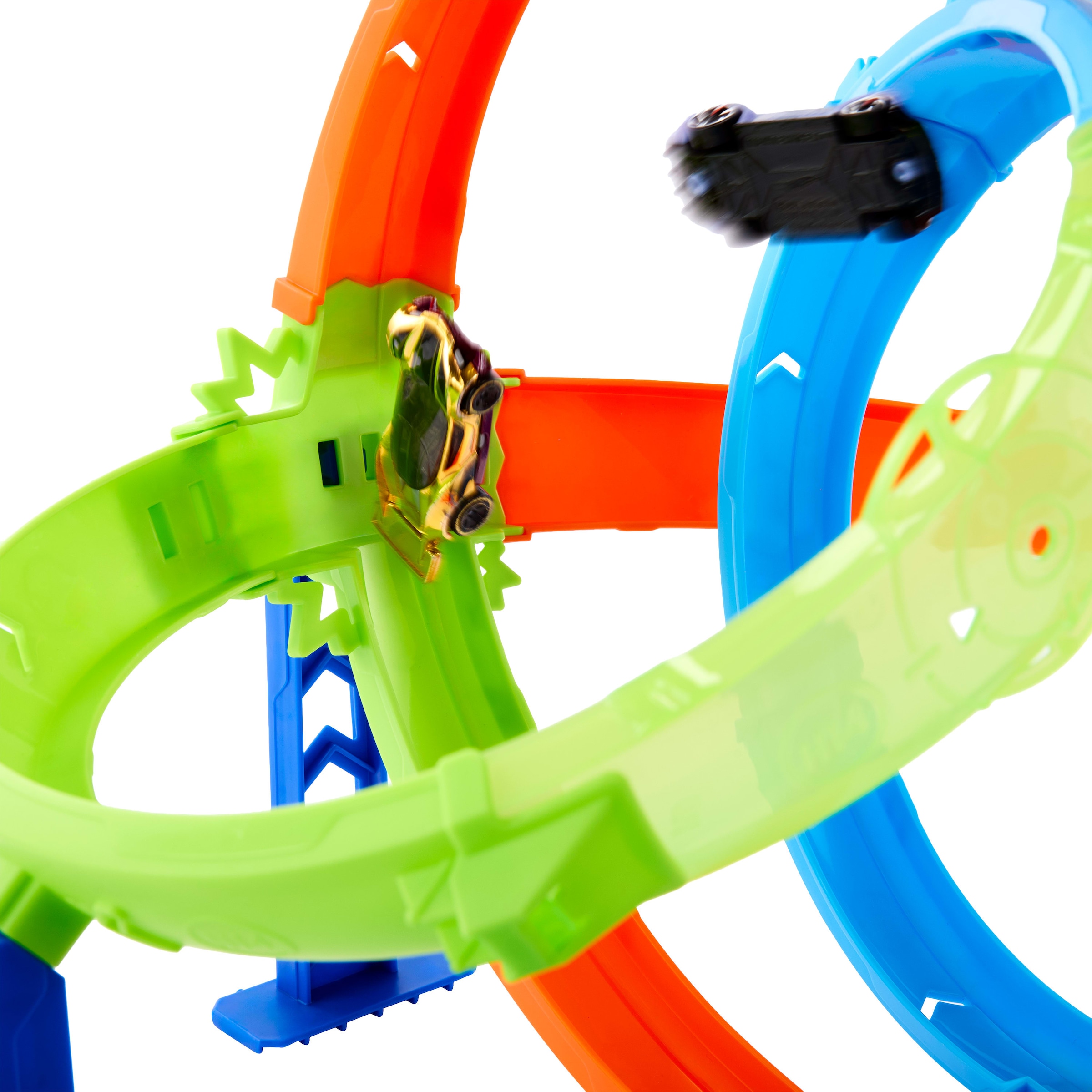 Hot Wheels Autorennbahn »Hot Wheels Stunt Tracks Turbo Looping Set«