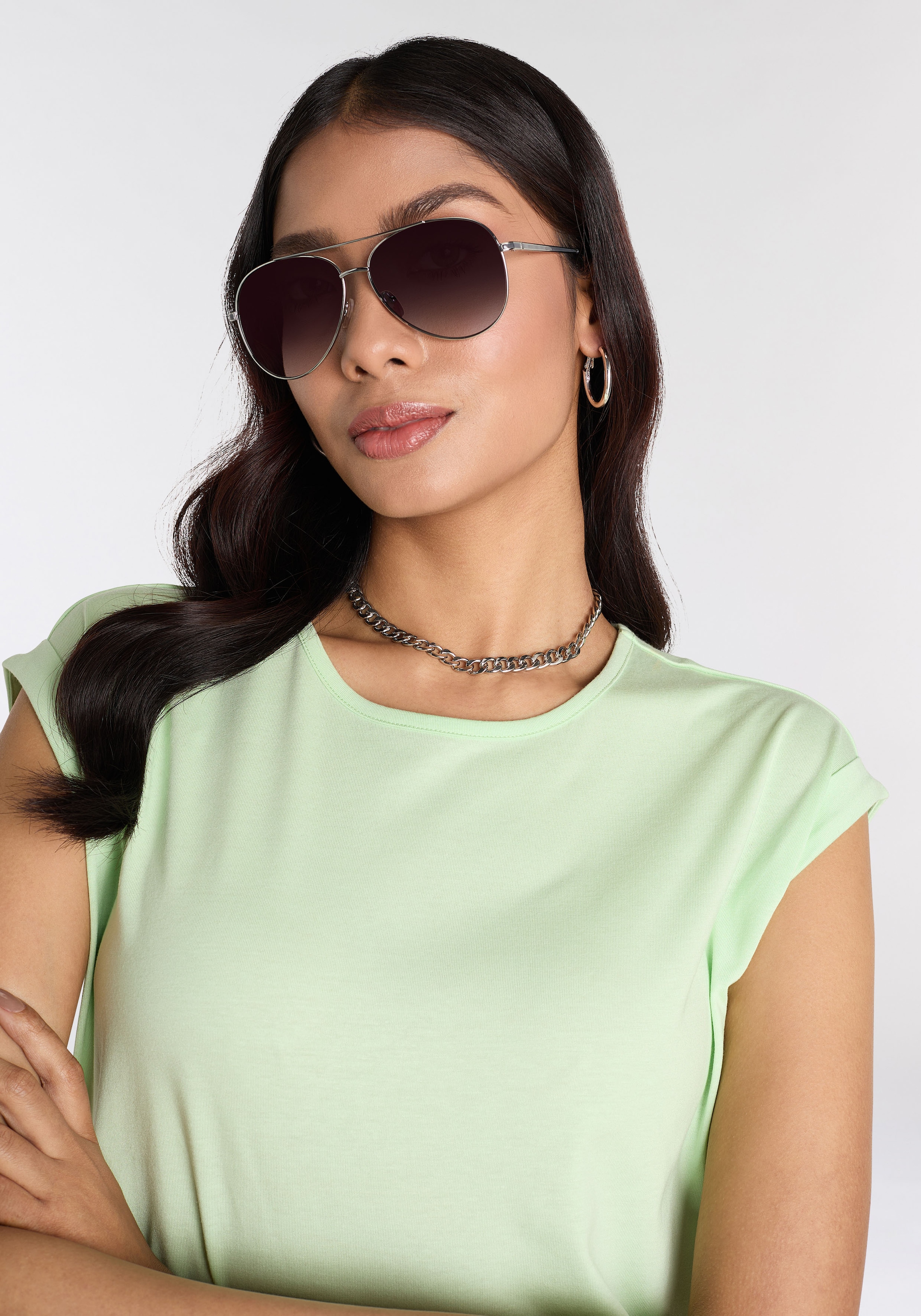 Laura Scott T-Shirt, (4-er Pack), in modernen Farben