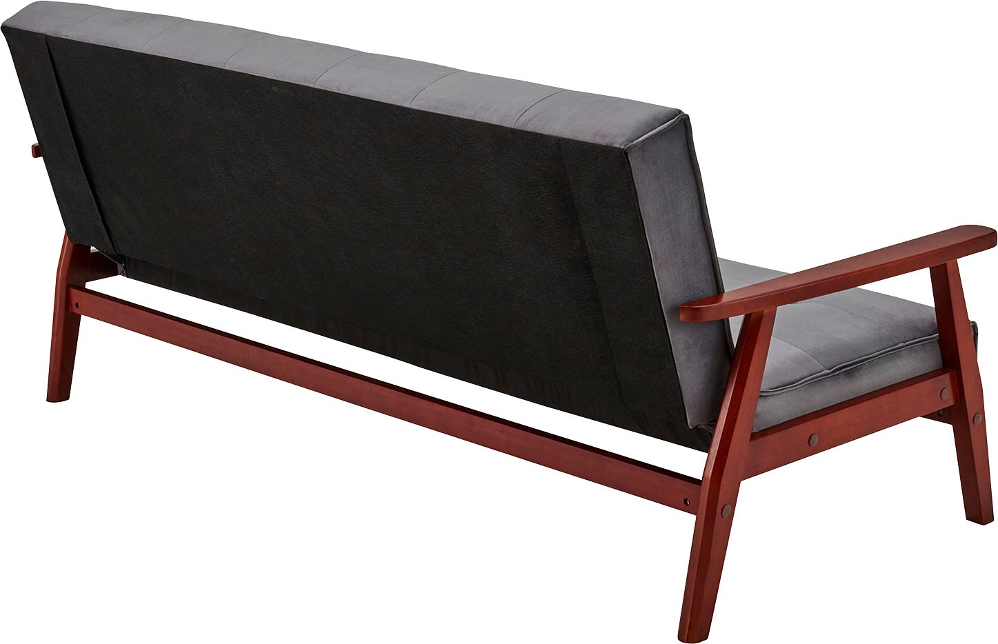 SalesFever Schlafsofa »Skagen, Sofa, 3-Sitzer«, mit Holzgestell, 60° Relax- und Schlaffunktion, Breite 190 cm