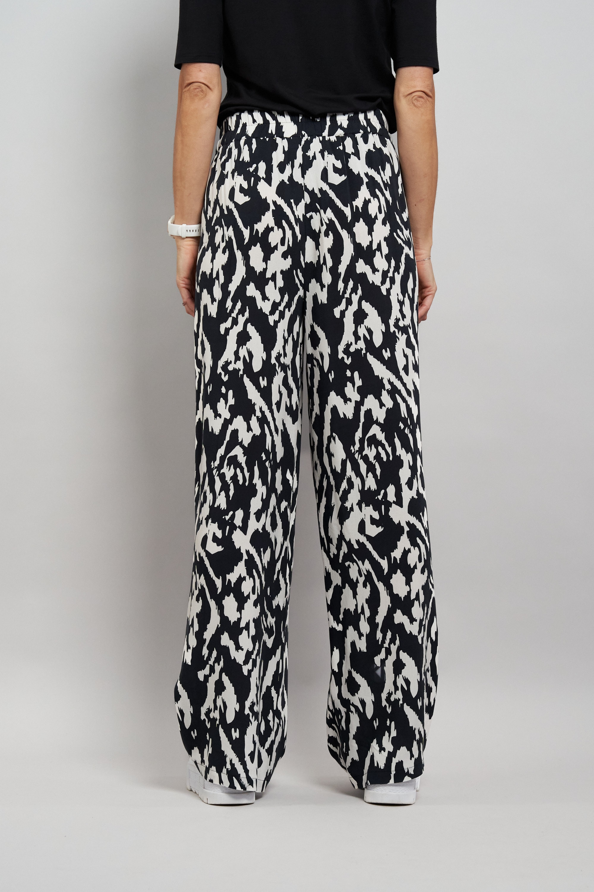 Seidel Moden Stoffhose »Otto exclusiv«  mit grafischem Muster und weitem Bein - MADE IN GERMANY