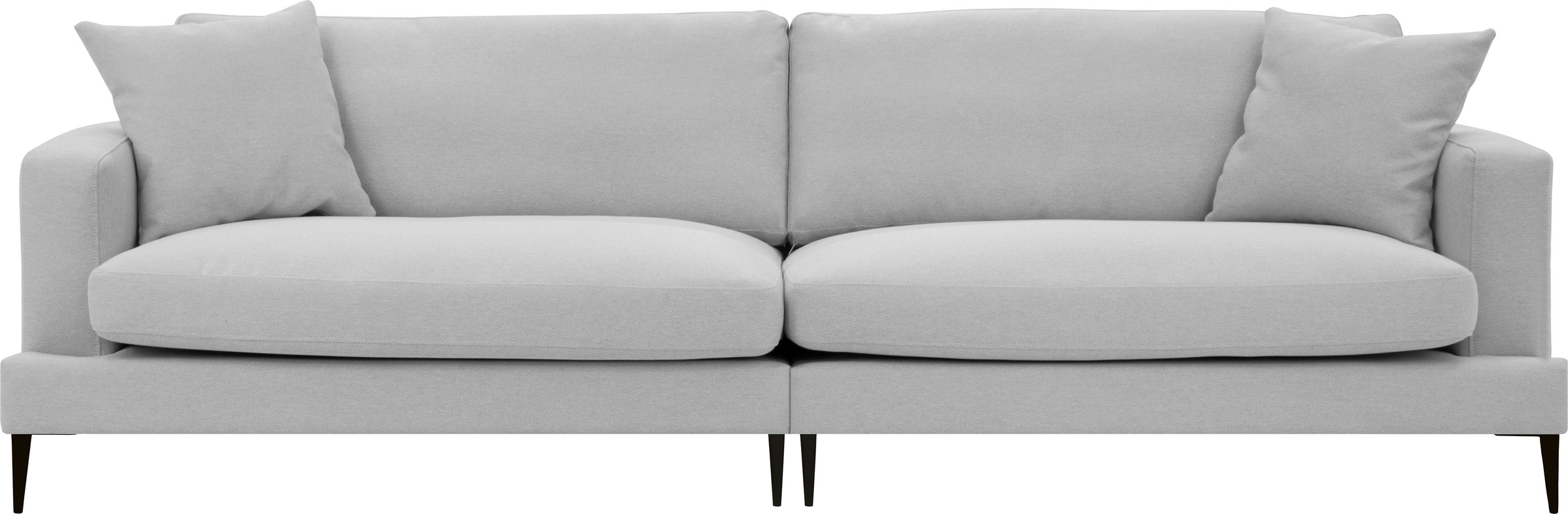 Home affaire Big-Sofa »Cozy elegantes Designsofa, Maße B/T/H: 252/97/80 cm« günstig online kaufen