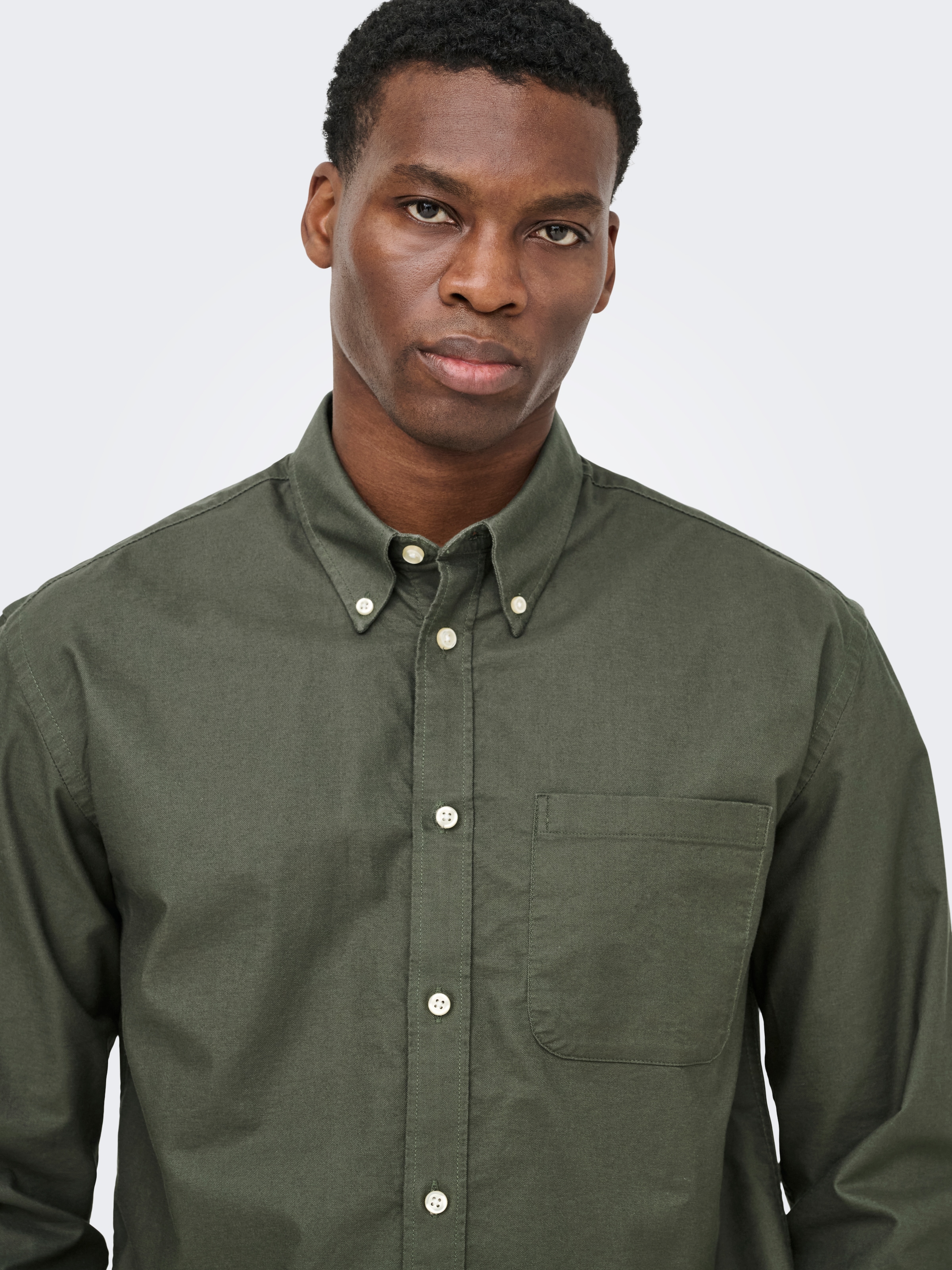 ONLY & SONS Langarmhemd »ONSOXFORD LS SHIRT FRML NOOS« Baumwollmischung, regular fit