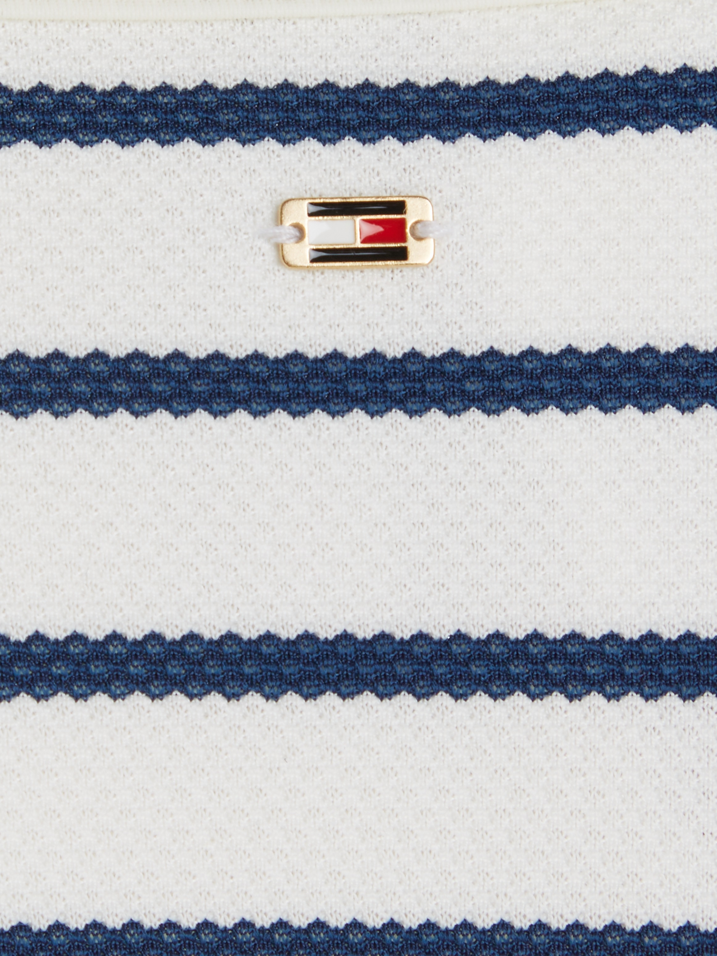 Tommy Hilfiger Swimwear Bikini-Hose »CHEEKY HIGH LEG BIKINI PIQUE« mit Streifenmuster