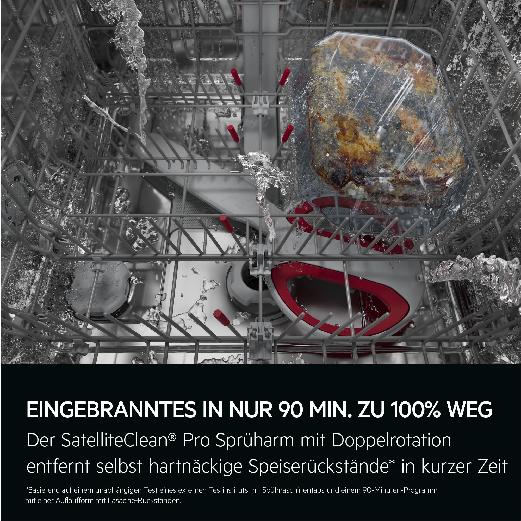 AEG vollintegrierbarer Geschirrspüler »GI9200X2TC« 8,4 l 14 tlg. Maßgedecke Leise Spülmaschine 38 dB kraftvoll gegen Eingebranntes EEK A-10 %