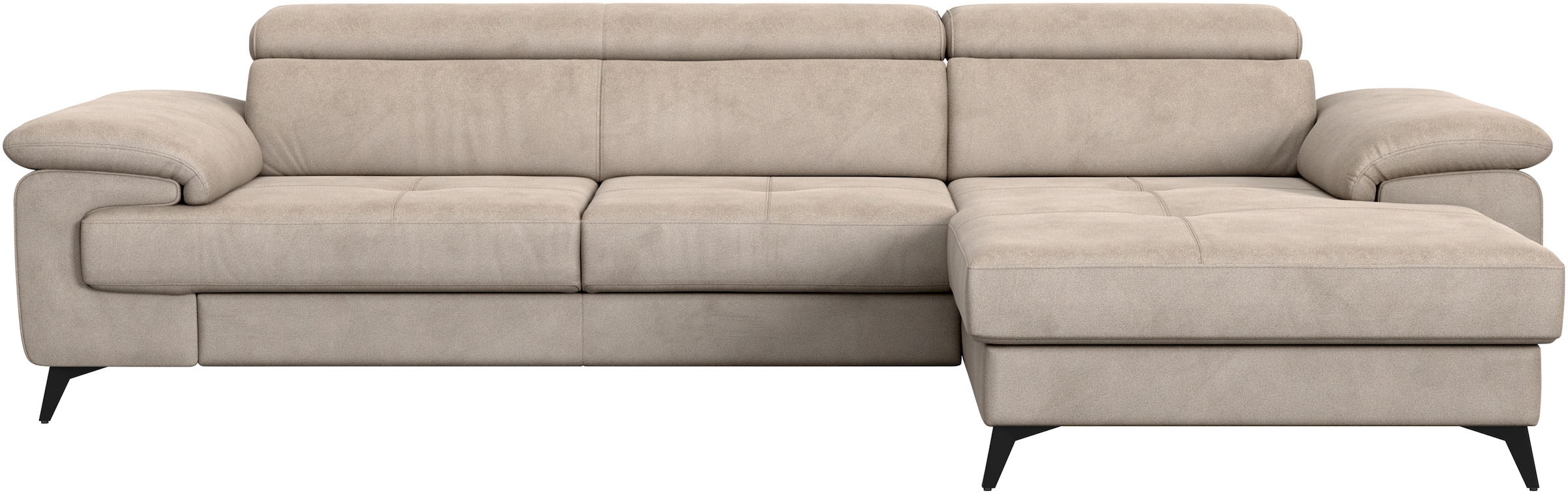 COTTA Ecksofa »Astra L-Form, B: 300 cm« mit Kopfteilverstellung, optional Bettfunktion & Bettkasten