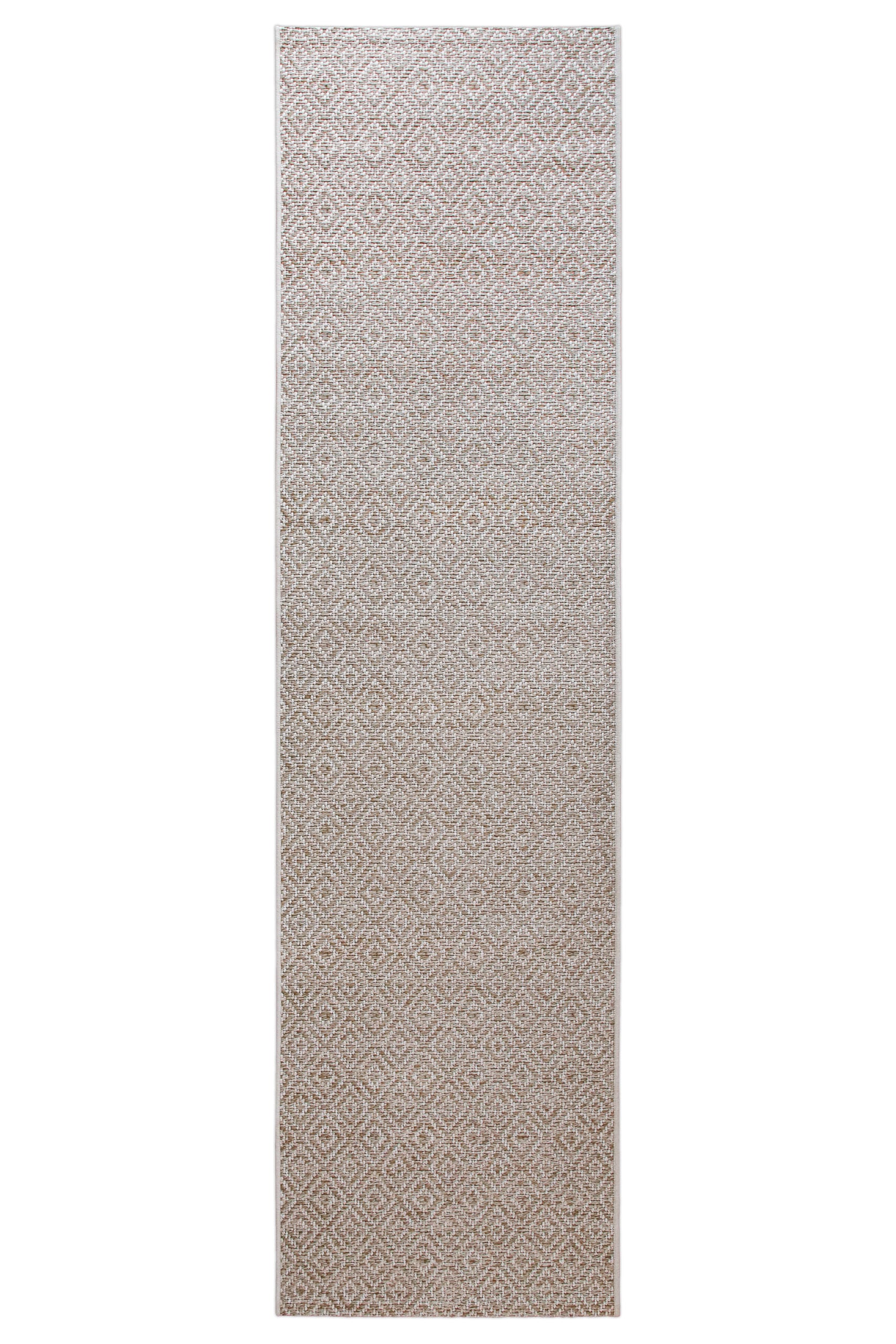 Wecon home Läufer »Miami Beach« rechteckig 5 mm Höhe In- & Outdoor Teppich, wetterfest, modernes Rauten Muster, Balkon