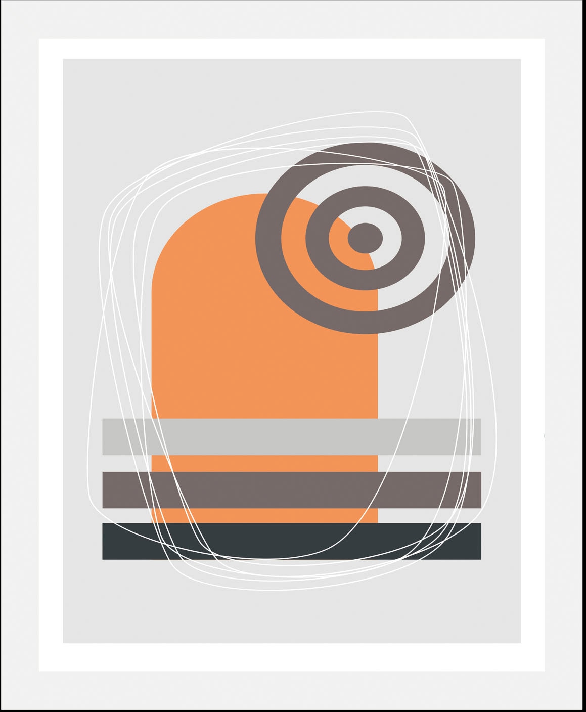 queence Bild »Fia« Abstrakt | Figuren | Kunst 1 Stk. tlg. gerahmt