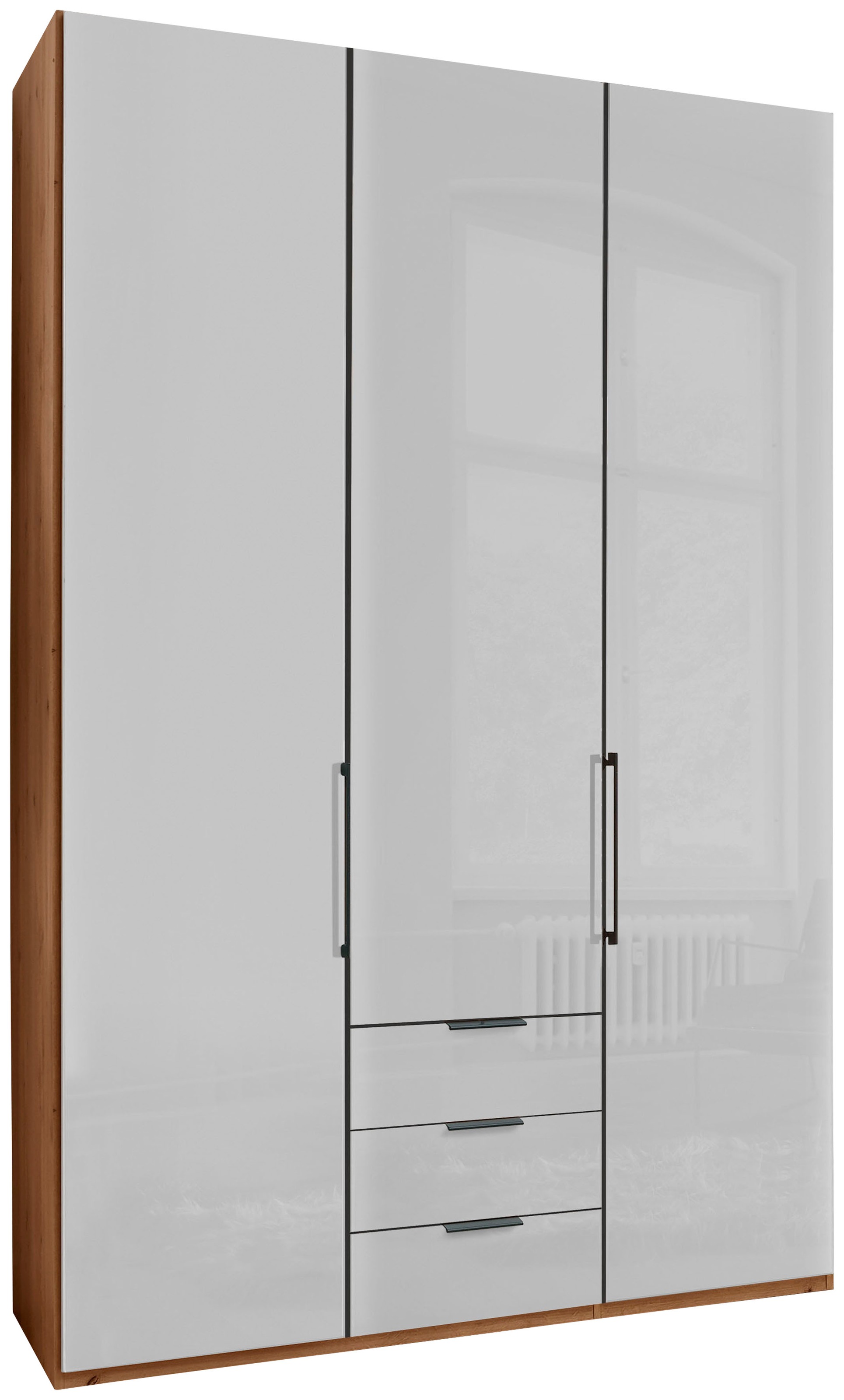 WIEMANN Drehtürenschrank "Monaco", mit Glasfront sowie hochwertigen Beschlä günstig online kaufen