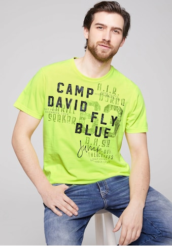 CAMP DAVID T-Shirt, mit Puff-Print-Details kaufen