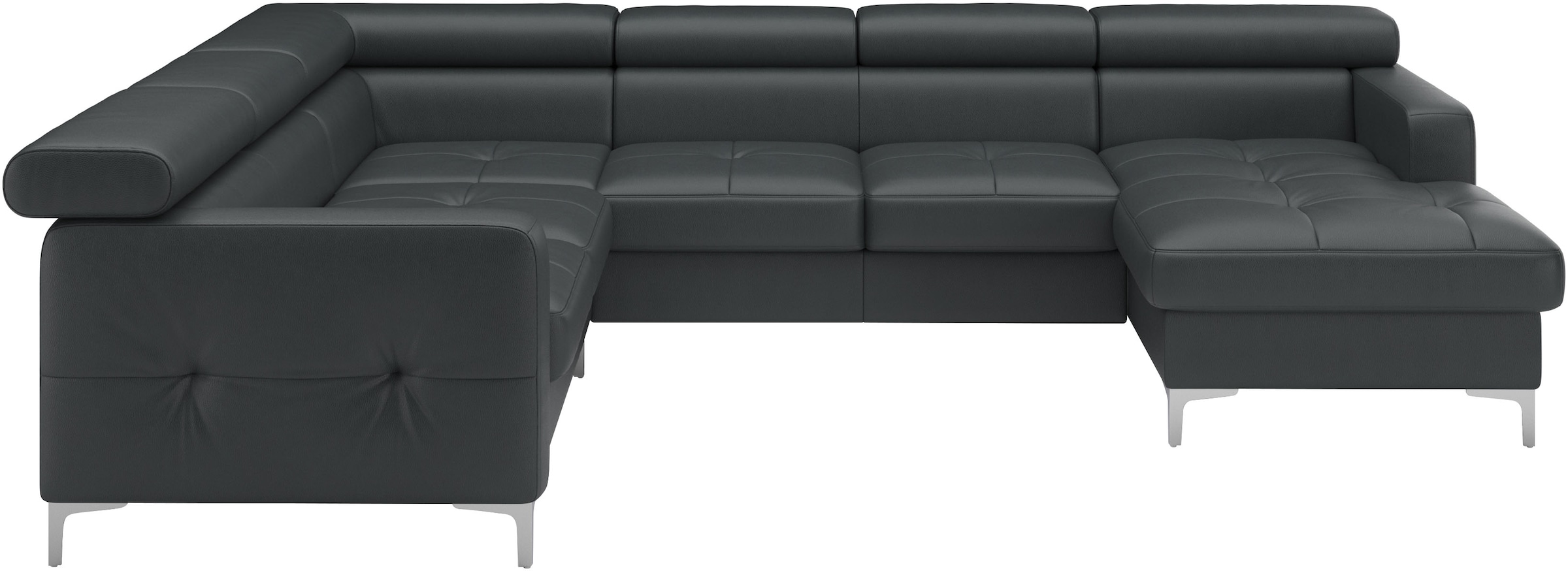 COTTA Wohnlandschaft »Sammy U-Form«, mit Kopfteilverstellung, optional mit Bettfunktion und Bettkasten