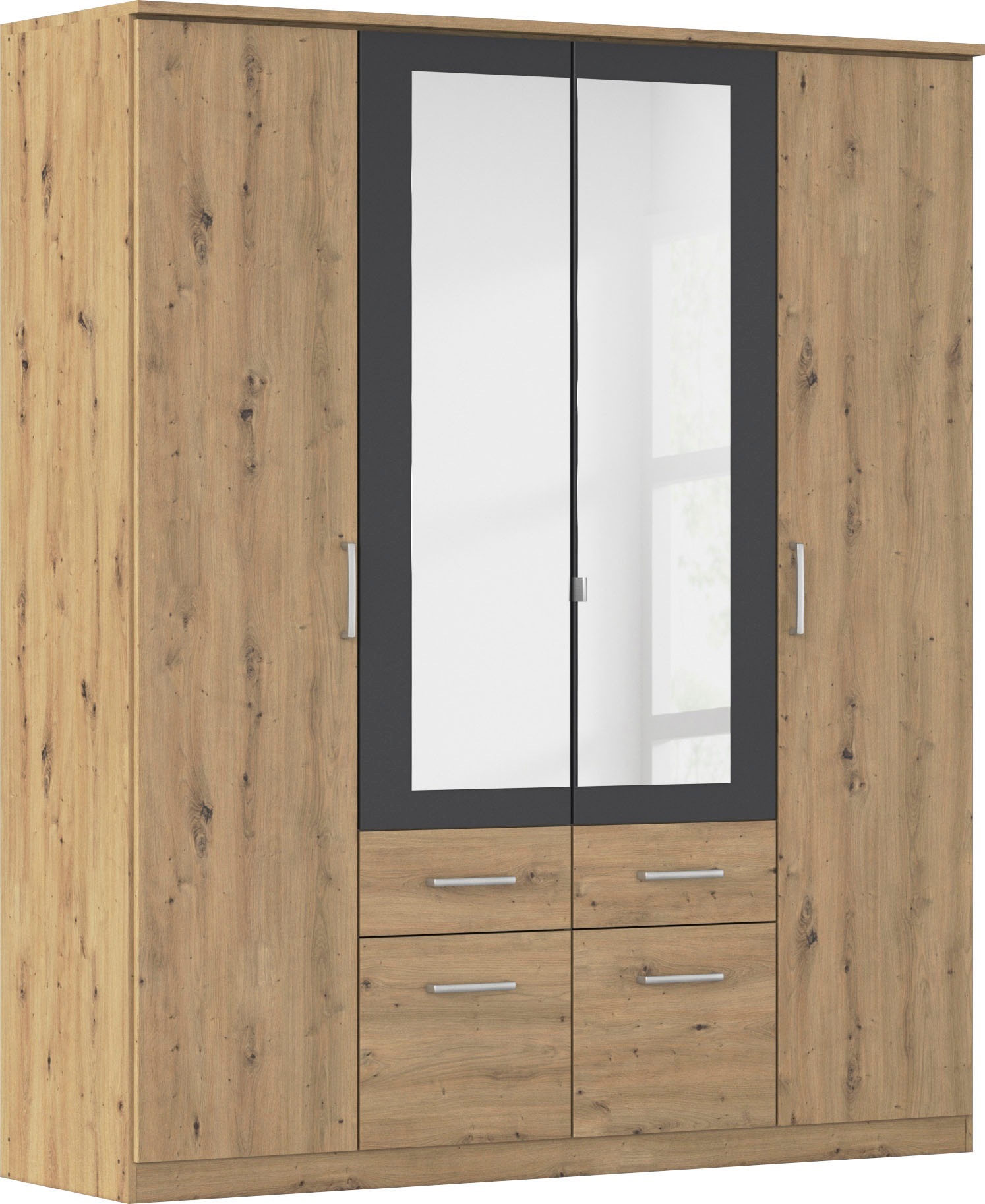 rauch Kleiderschrank "Drehtürenschrank Schrank Garderobe BURANO" mit Schubl günstig online kaufen
