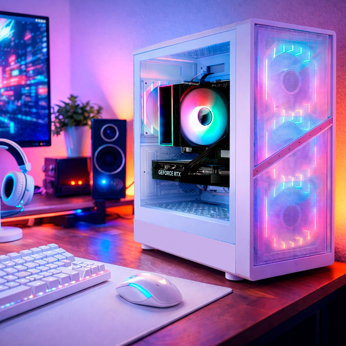 GAMEMAX Gaming-PC »AERIS MW 8182 AMD Ryzen 7 5700X 16GB 1TB SSD RTX 5060« Windows 11