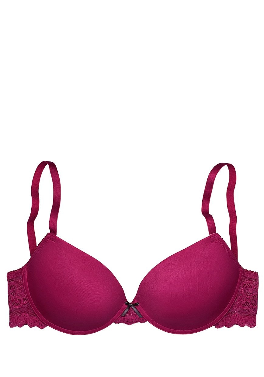 Spitzenrücken und mit LASCANA Bügel Dessous Push-up-BH