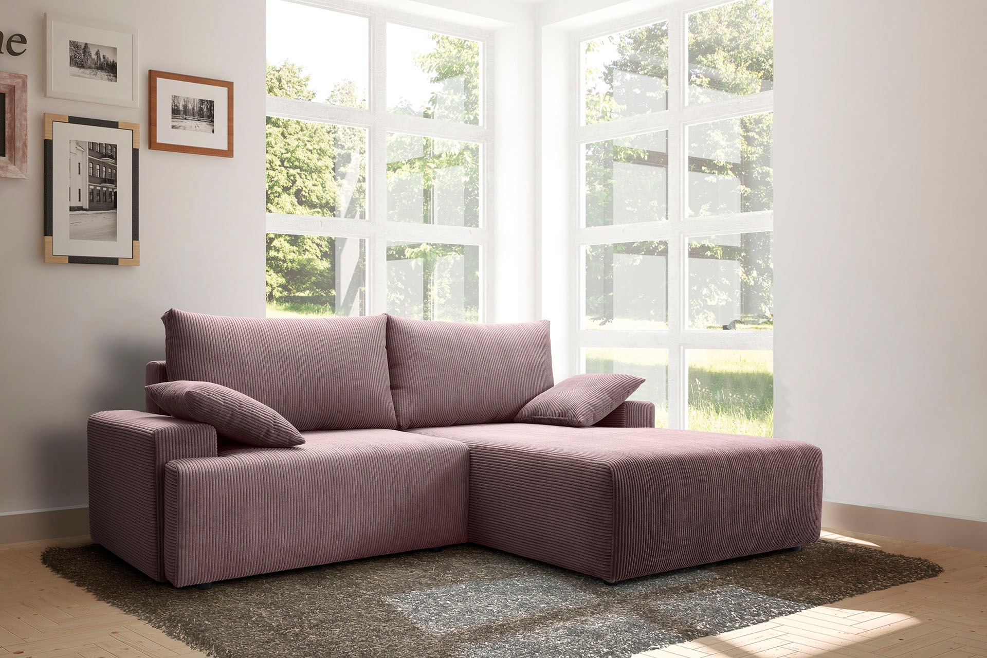 exxpo - sofa fashion Ecksofa »Orinoko, aktuelles Design und hoher Sitzkomfo günstig online kaufen