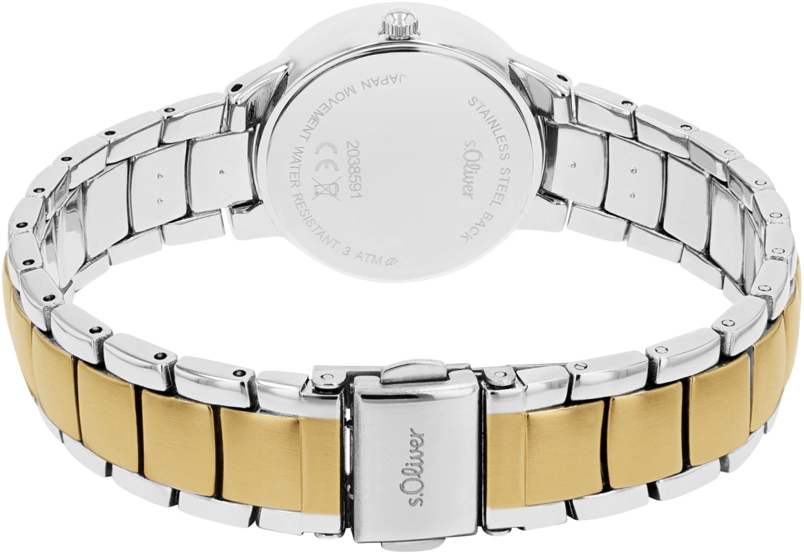 s.Oliver Quarzuhr, Armbanduhr, Damenuhr, Datum