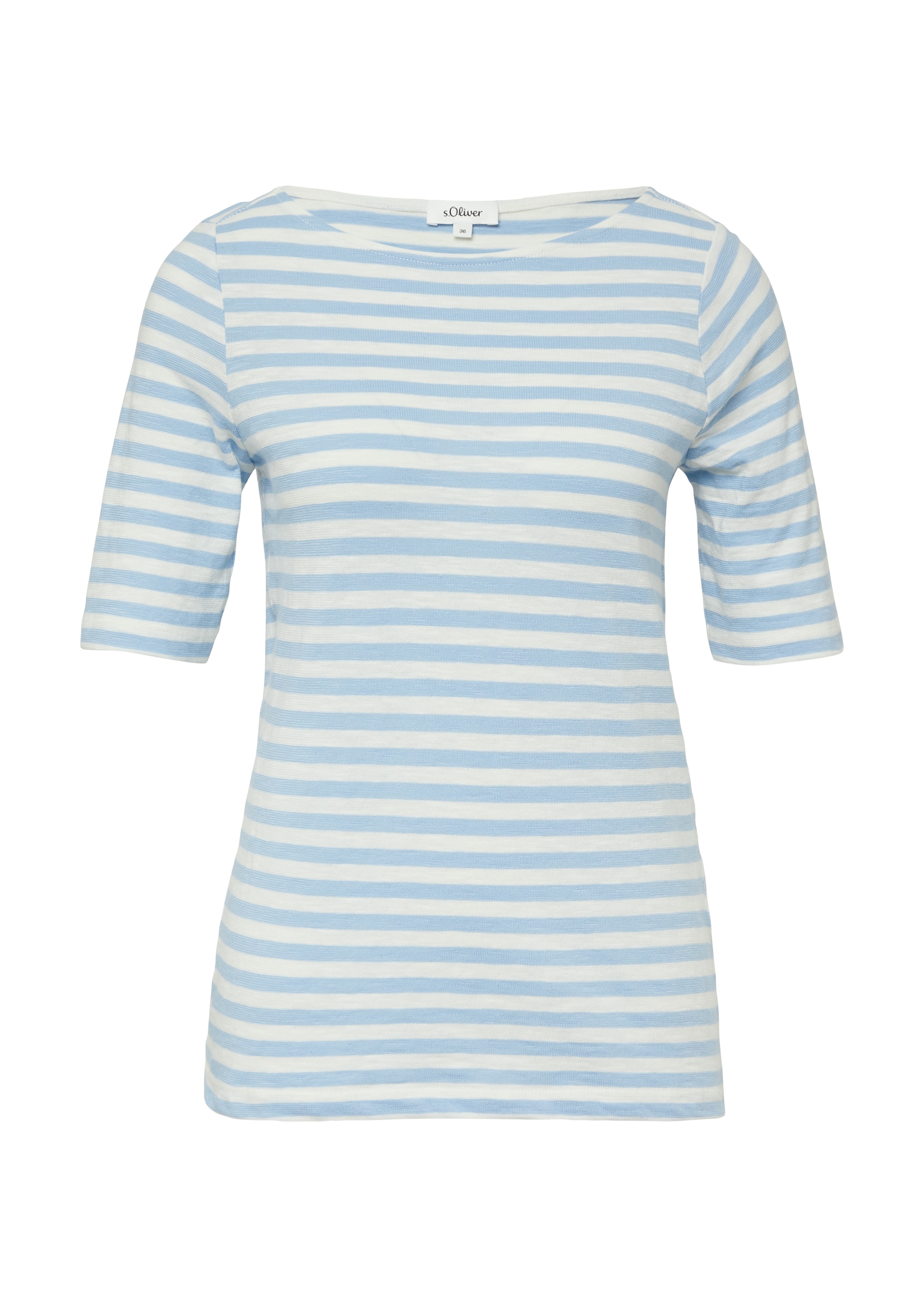 s.Oliver T-Shirt, mit Streifen Muster