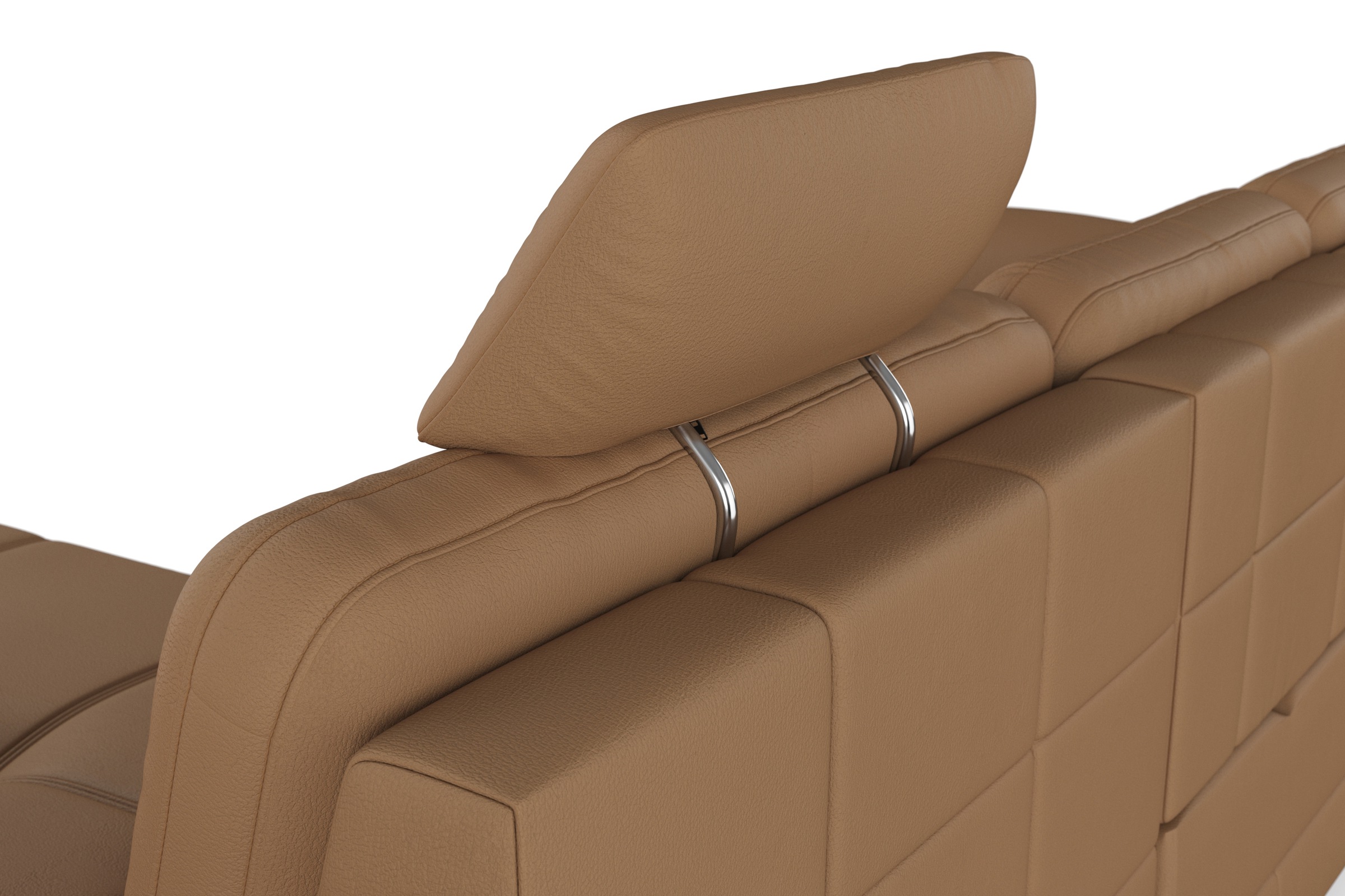 sit&more Ecksofa »Bendigo L-Form«, inklusive Sitztiefenverstellung, Bodenfreiheit 12 cm, in 2 Fußfarben