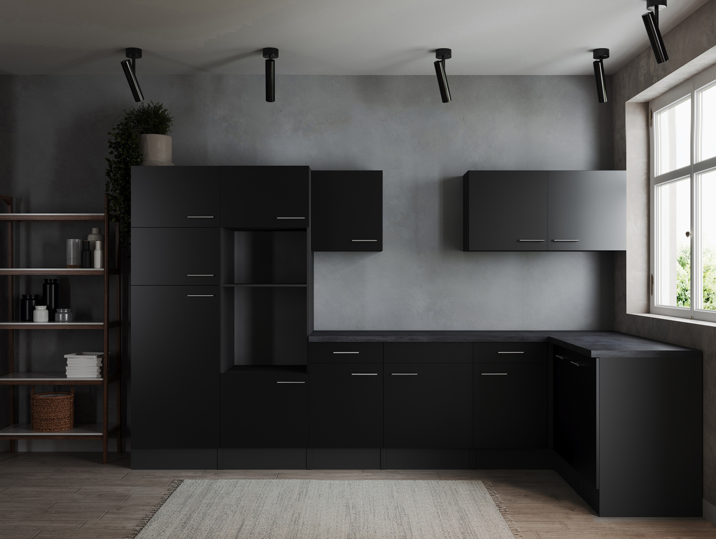 RESPEKTA Winkelküche »Oliver« Breite 340 cm, 90 cm Arbeitshöhe, in exklusiver Konfiguration für OTTO