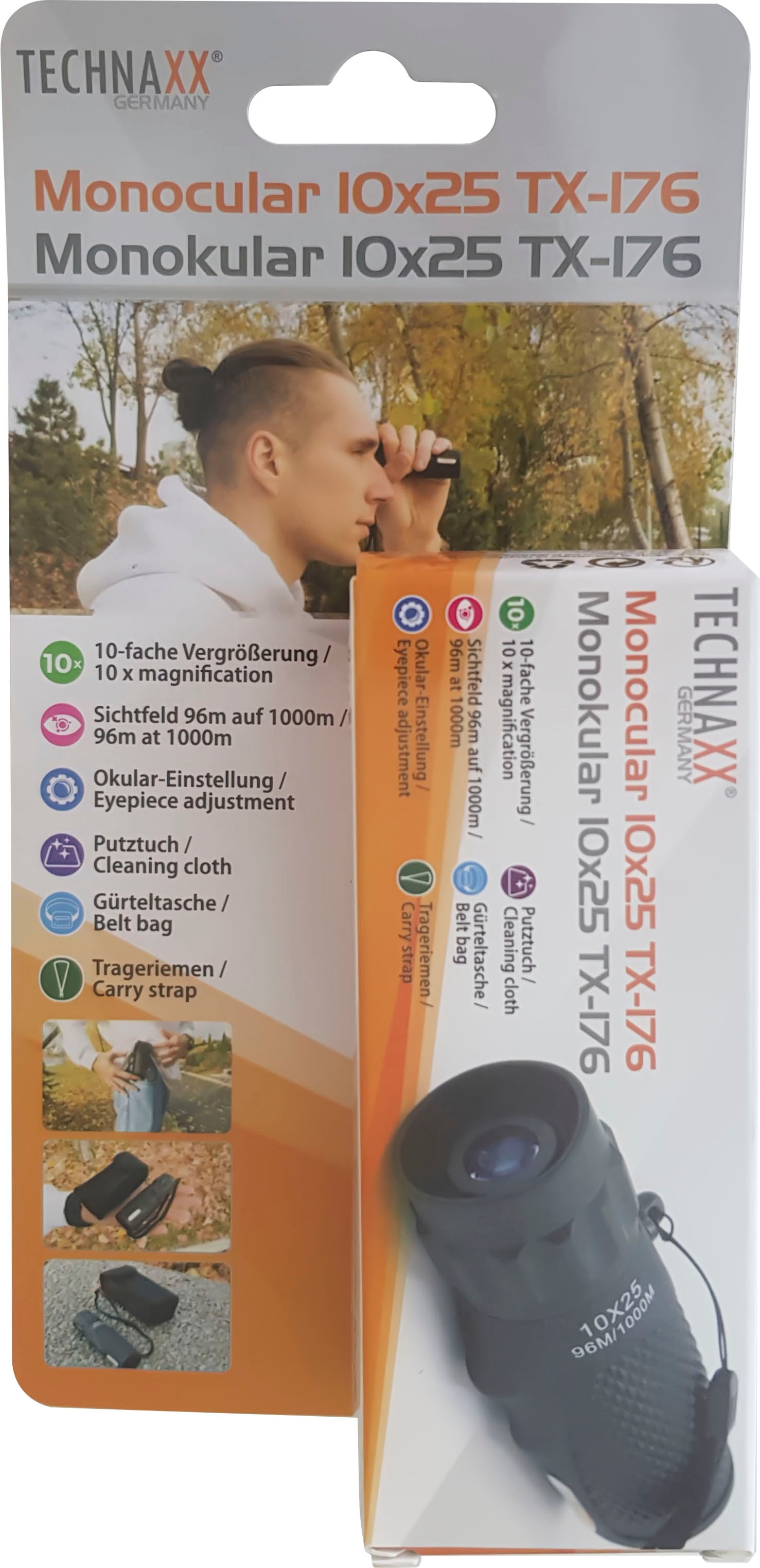 Technaxx Monokular »10x25 TX-176«