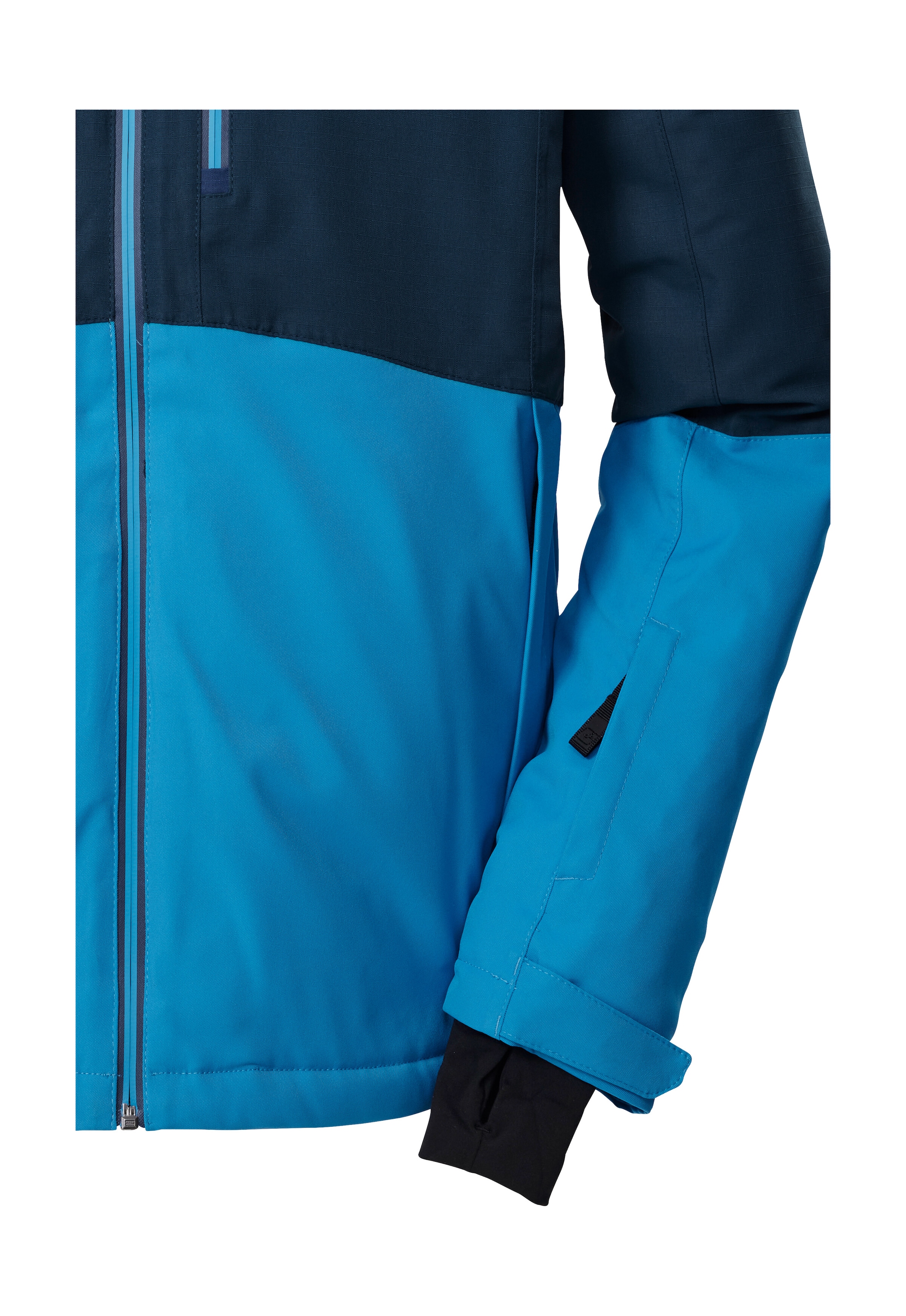 Killtec Skijacke »KSW 53 MN SKI JCKT«, Skijacke: wasserdicht, atmungsaktiv, Colourblock, viele Taschen