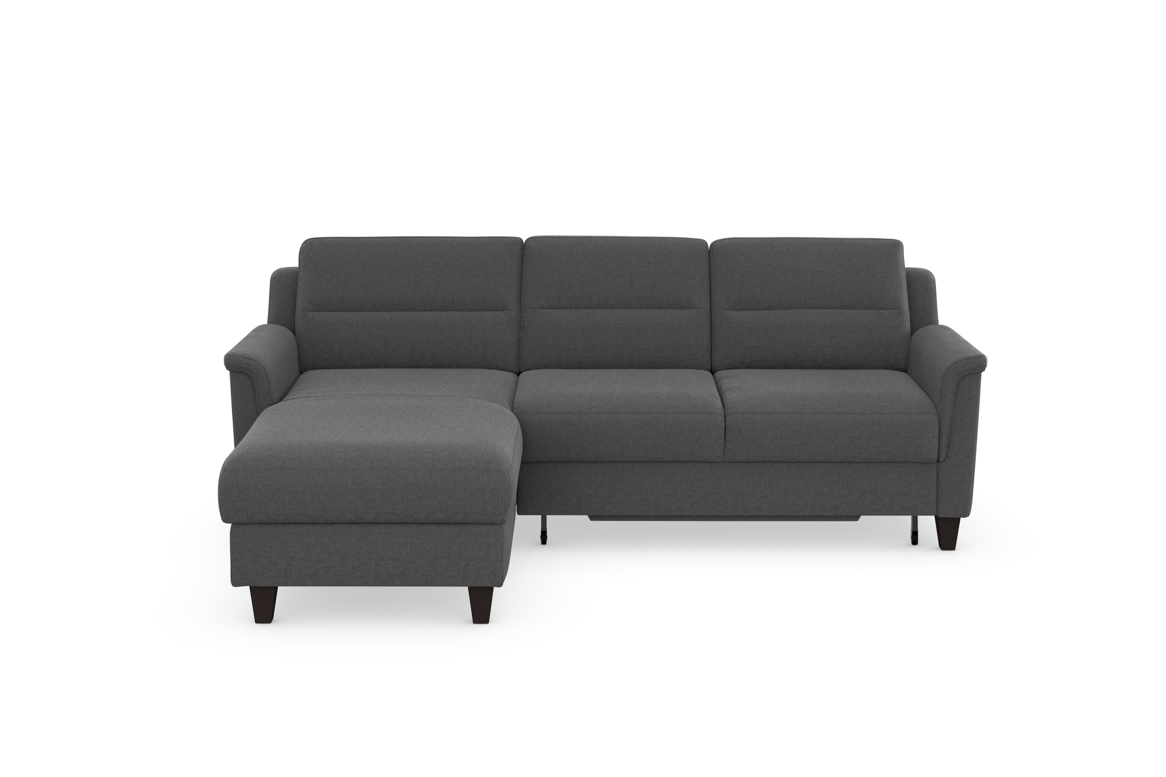 sit&more Ecksofa »Farö L-Form«, inklusive Federkern, wahlweise mit Bettfunktion und Bettkasten