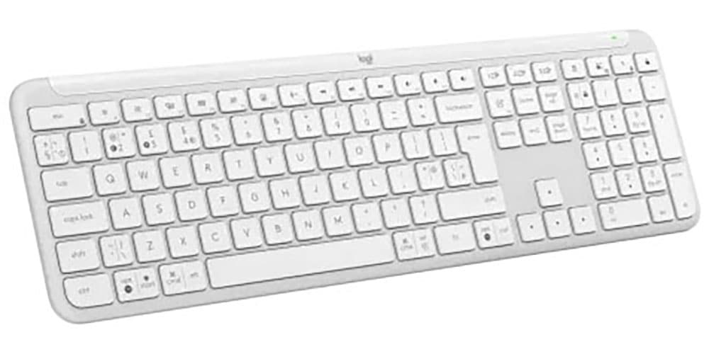 Logitech Wireless-Tastatur »Signature Slim K950« (Angenehmes Tippen | Fn-Tasten | Lautstärkeregler | Profil-Speicher | Windows-Sperrtaste | Ziffernblock)