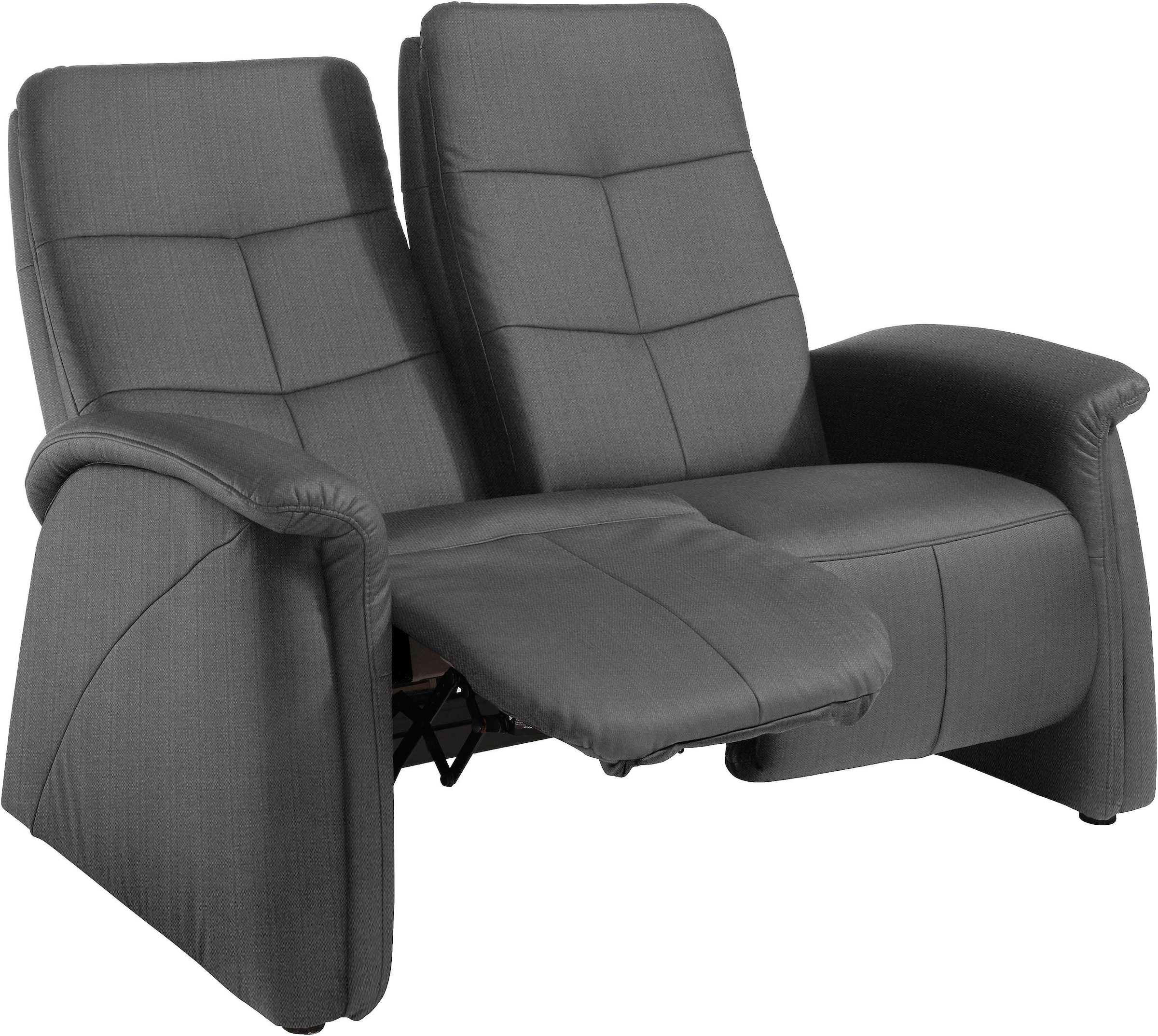 exxpo - sofa fashion Sofa »Tivoli, Kinosofa, bequem und komfortabel durch die Relaxfunktion«, (2-sitzig), schmale Armlehnen