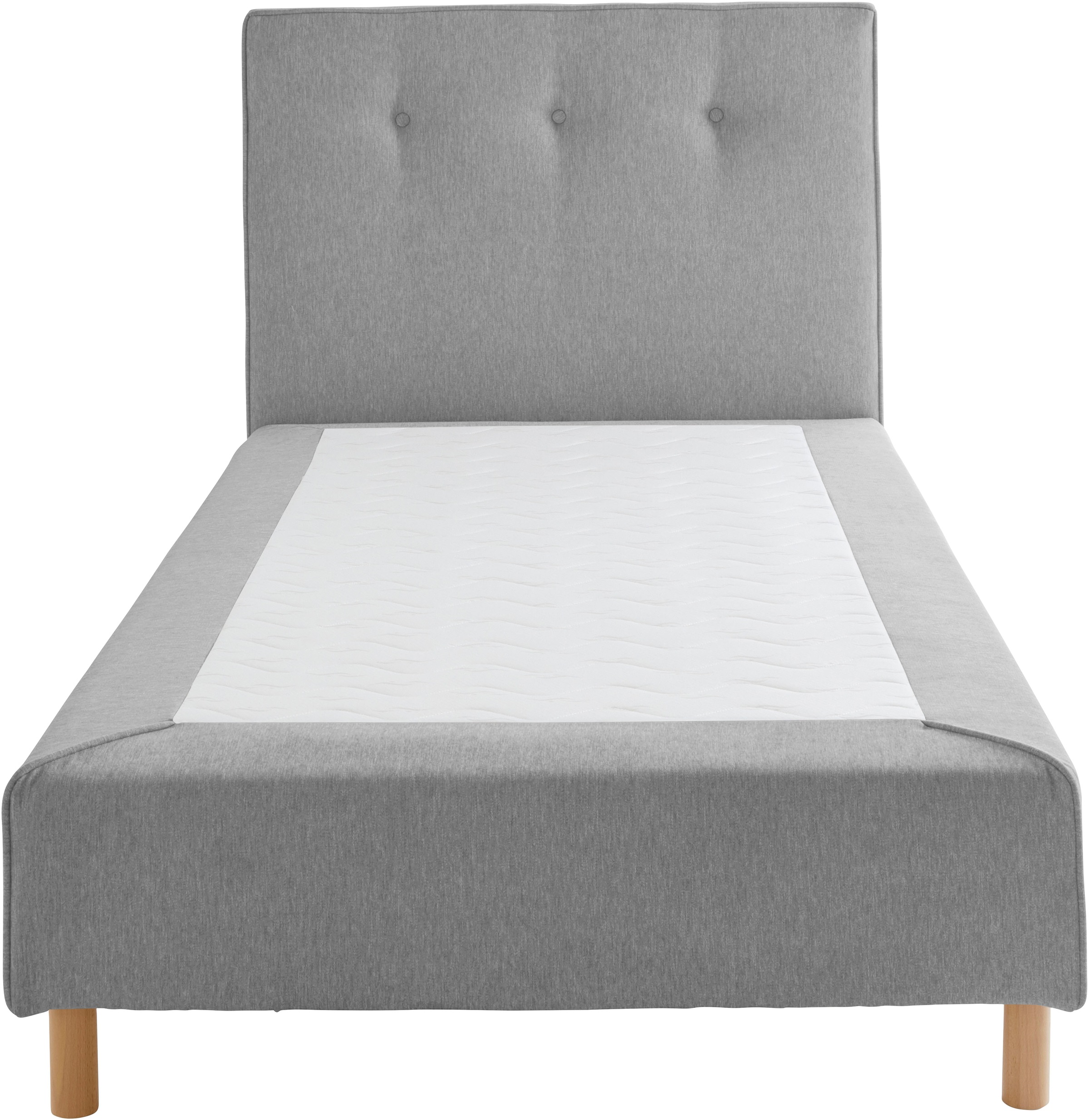 Home affaire Boxspringbett »Heimatblick 100x200cm beliebig erweiterbar zu Doppel- und Familienbett«, Einzelbett, Hotelbett erhältlich in H2,H3 & H4