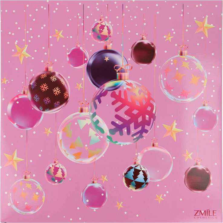 ZMILE COSMETICS Adventskalender »ZMILE COSMETICS Adventskalender 24 Türchen, 3D Christmas Balls«, ab 13 Jahren, vegane Kosmetik