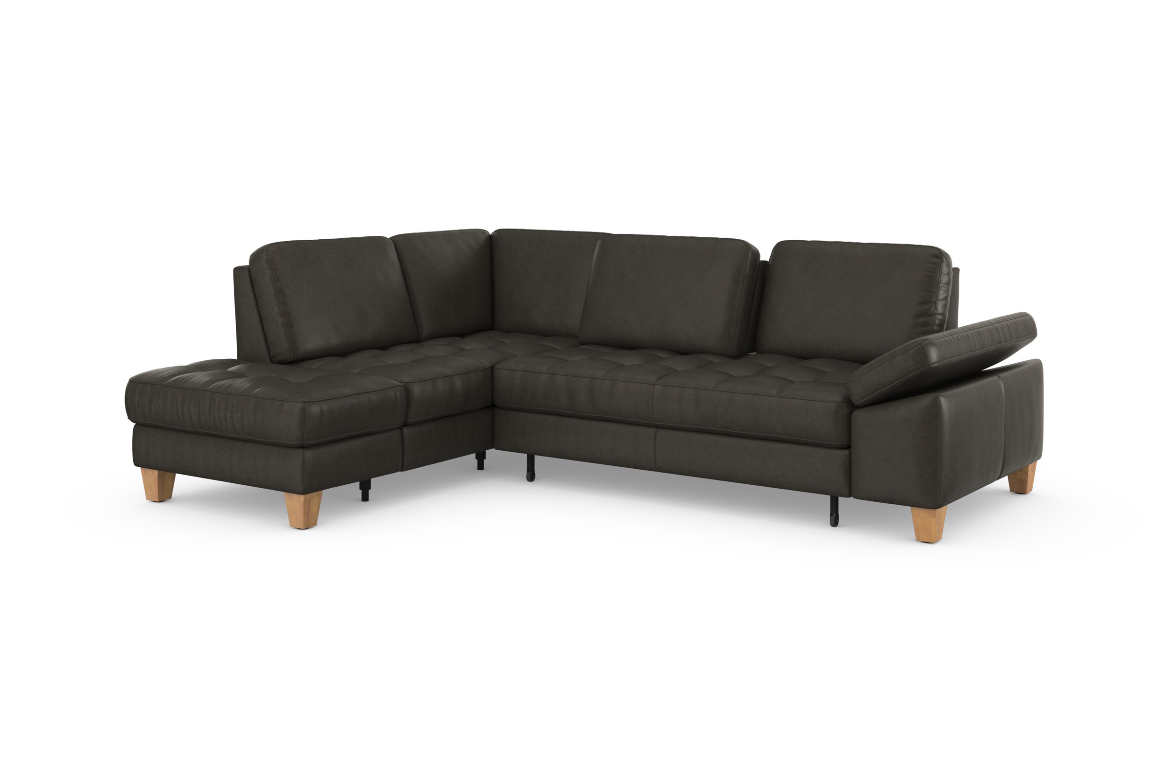 sit&more Ecksofa »Westham L-Form«, mit Ottomane, mit oder ohne Bettfunktion, Bettkasten, Verstellung