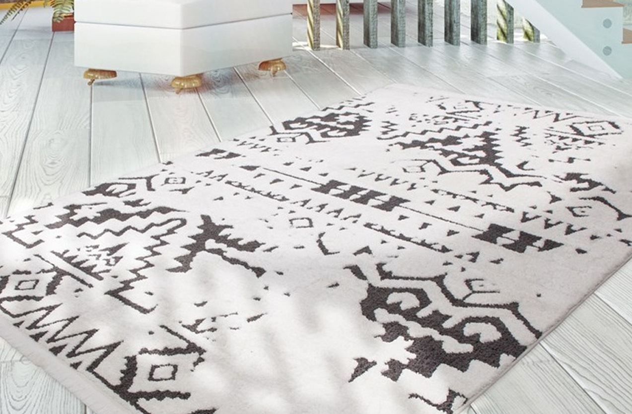 calo-deluxe Teppich »Yoel 115«, rechteckig, 23 mm Höhe, Hoch-Tief-Struktur günstig online kaufen