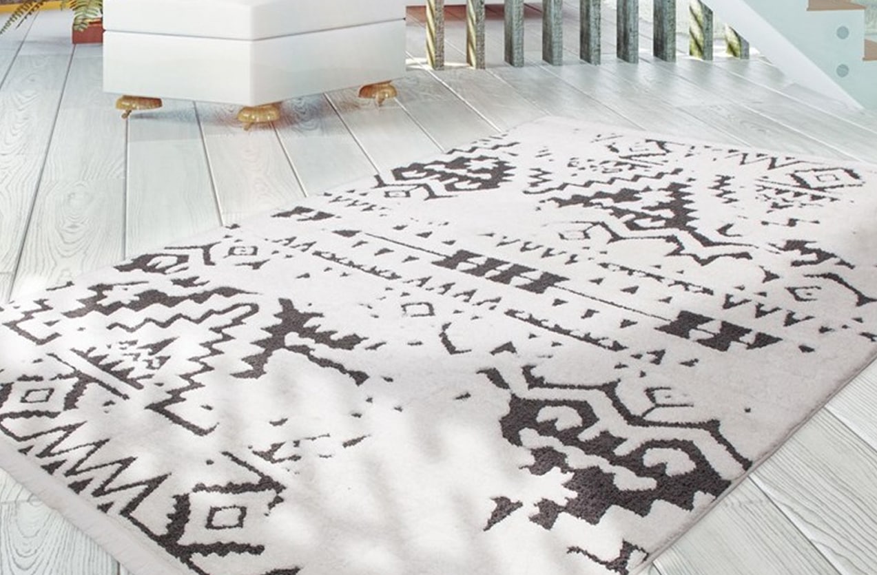 my home Teppich »Courtney«, rechteckig, 23 mm Höhe, ethno, Wohnzimmer günstig online kaufen