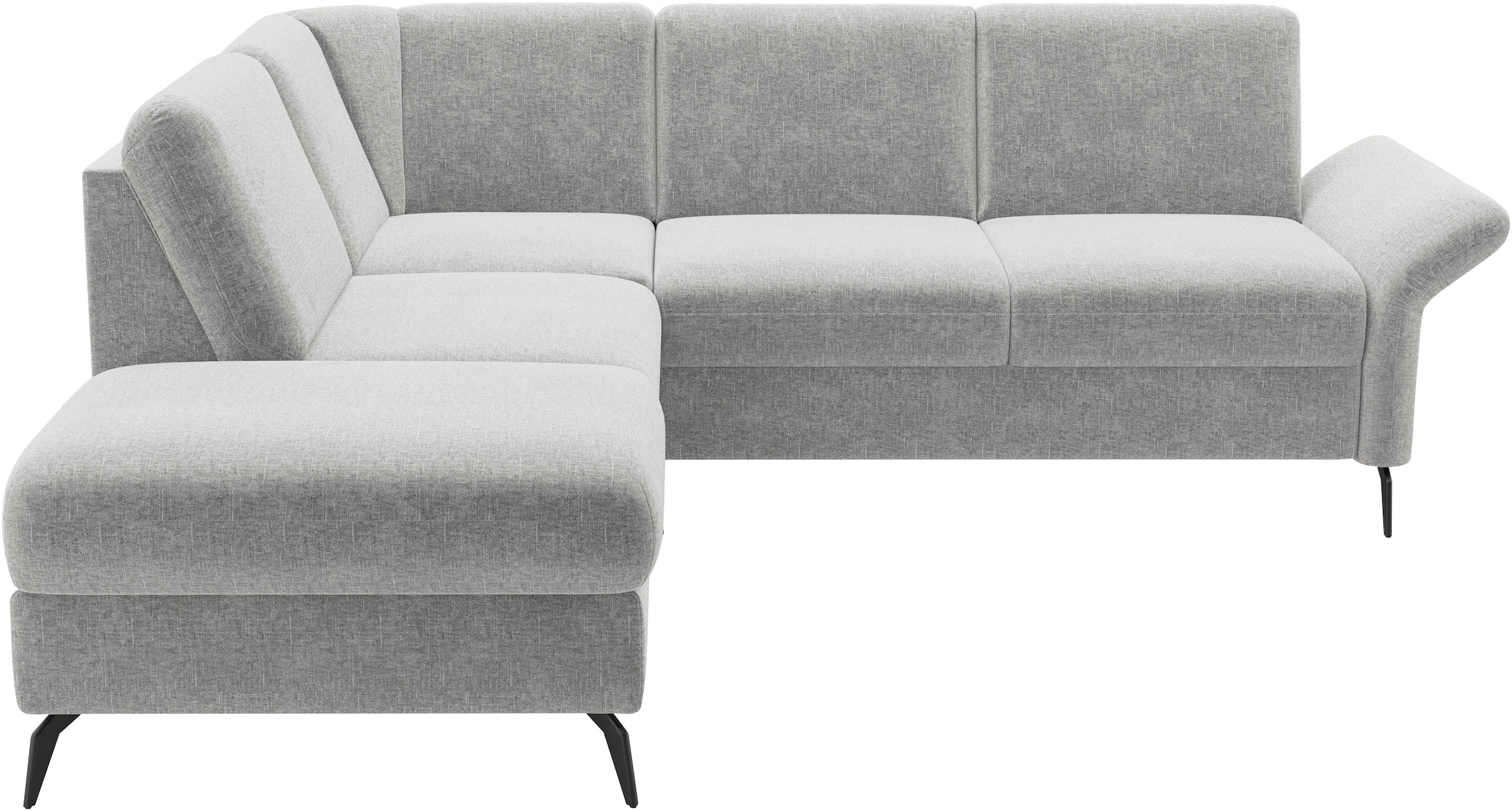 Home affaire Ecksofa »Rochelle«, optional: Armteilverstellung, klappbar, Bettkasen