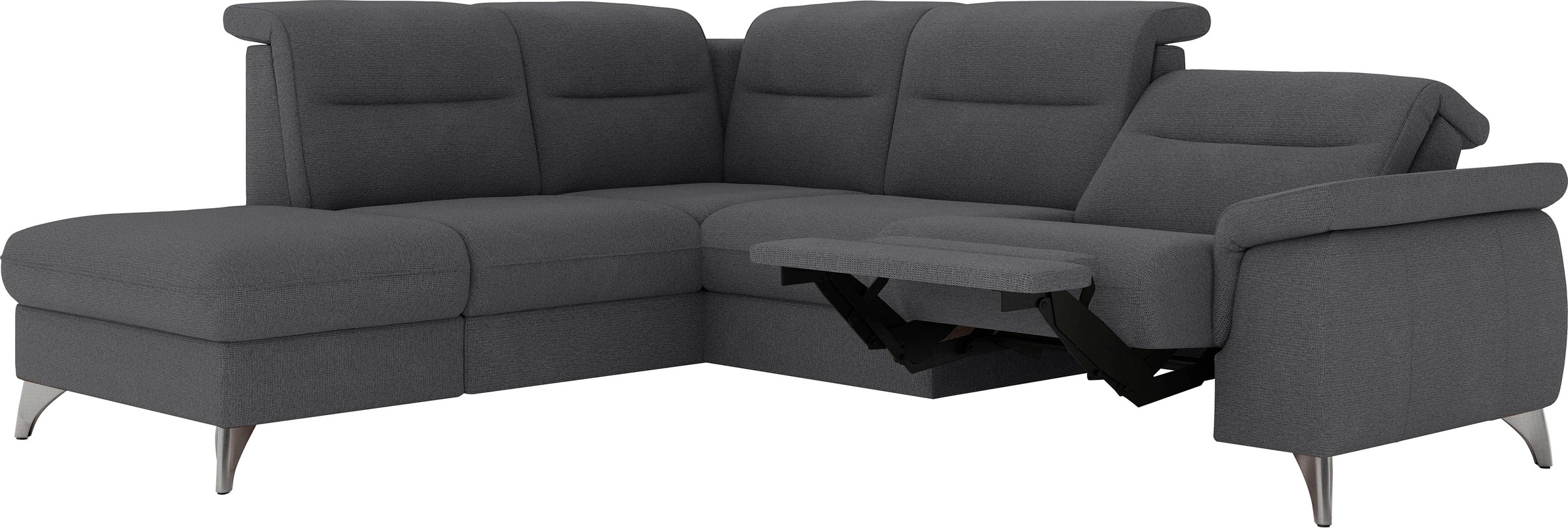 sit&more Ecksofa »Astoria L-Form«, wahlweise mit motorischer Relaxfunktion