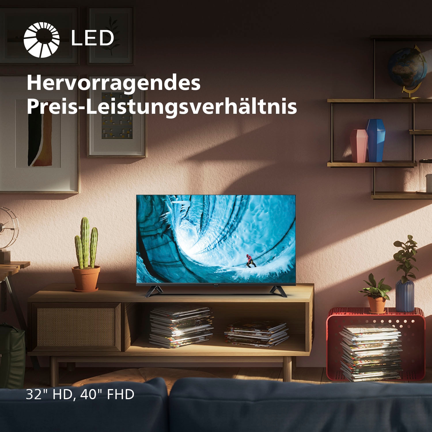 Philips LED-Fernseher »32PHS6009/12«, HD, Smart-TV