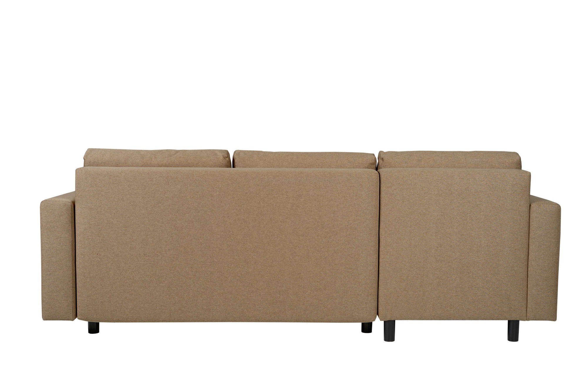 INOSIGN Ecksofa »GLENOE Schlafsofa mit Bettkasten, Recamiere beidseitig montierbar«, L-Form, Maße B/T/H: 230/135/84,5 cm, Velvet & Struktur weich