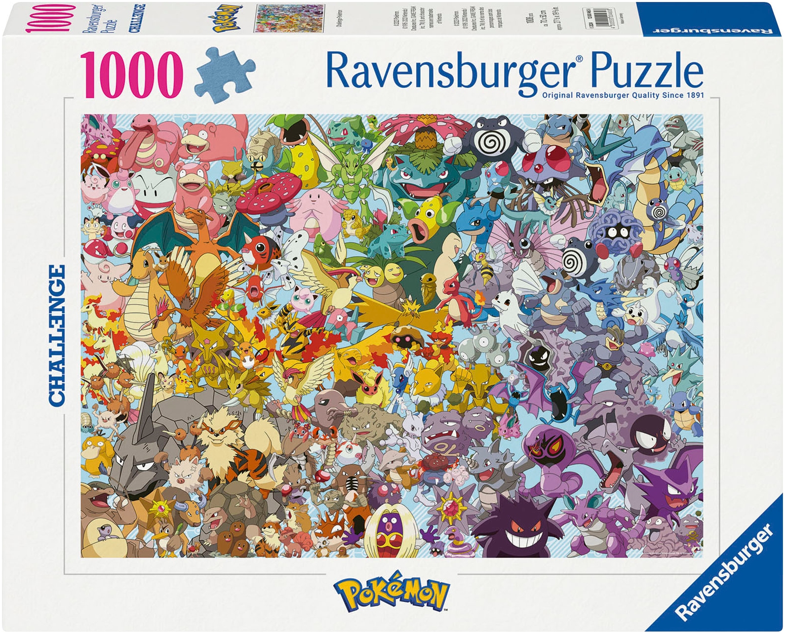 Ravensburger Puzzle »Challenge, Pokémon«, Made in Germany