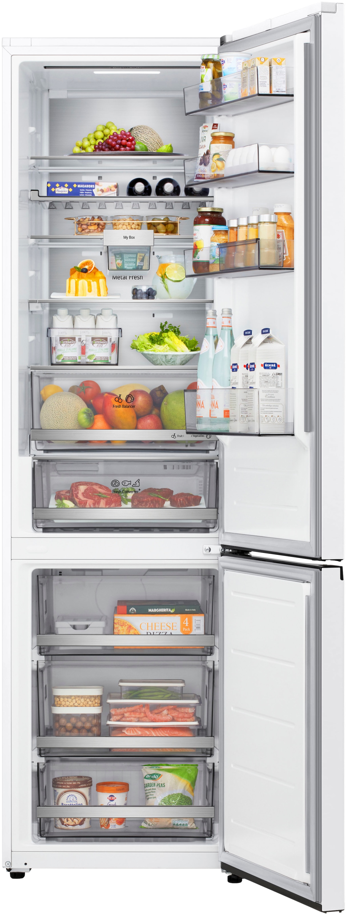 LG Kühl-/Gefrierkombination »GBBS726ASW« 203 cm hoch 59,5 cm breit 0 Grad Zone und Total NoFrost