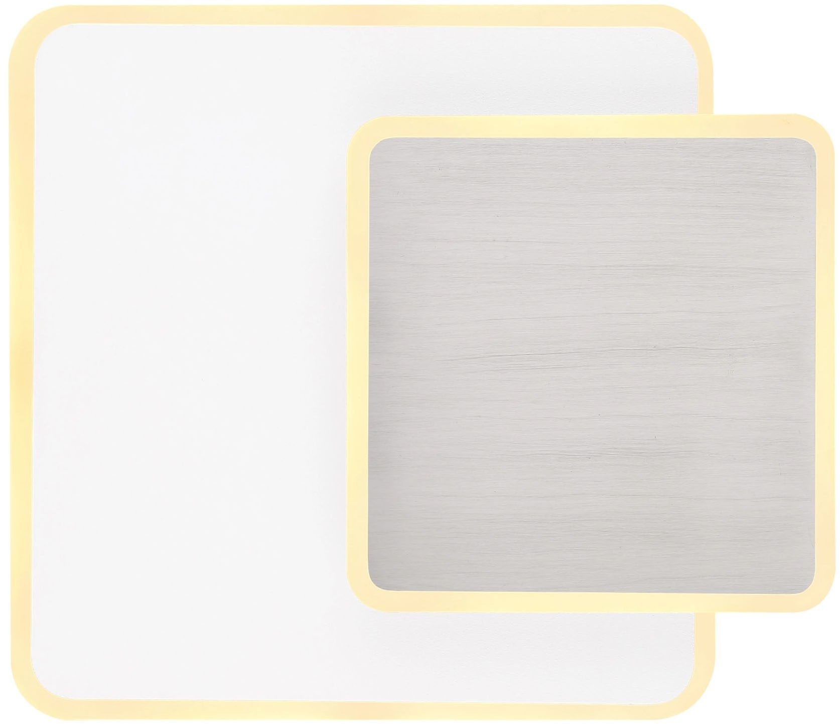 GLOBO LIGHTING Wandleuchte »MANY«, Leuchtmittel LED-Modul | LED fest integriert, kleines Quadrat drehbar