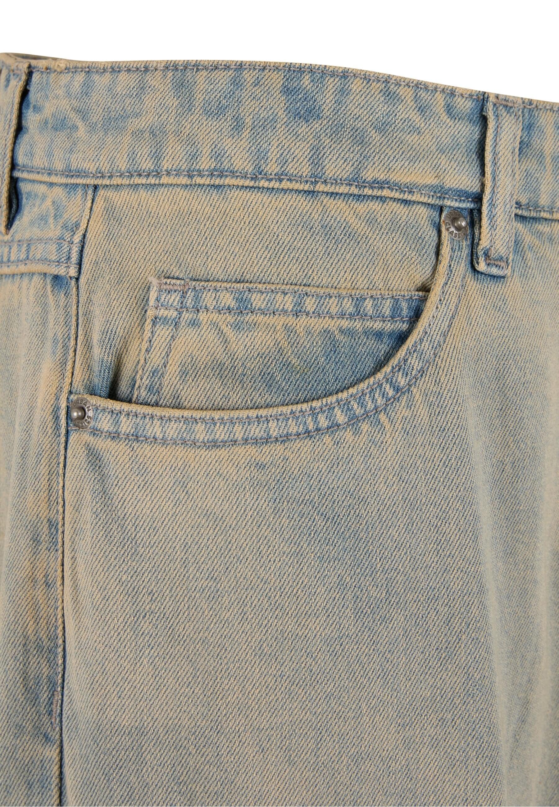 URBAN CLASSICS Cargohose »Urban Classics Multi Pocket Denim Cargo«